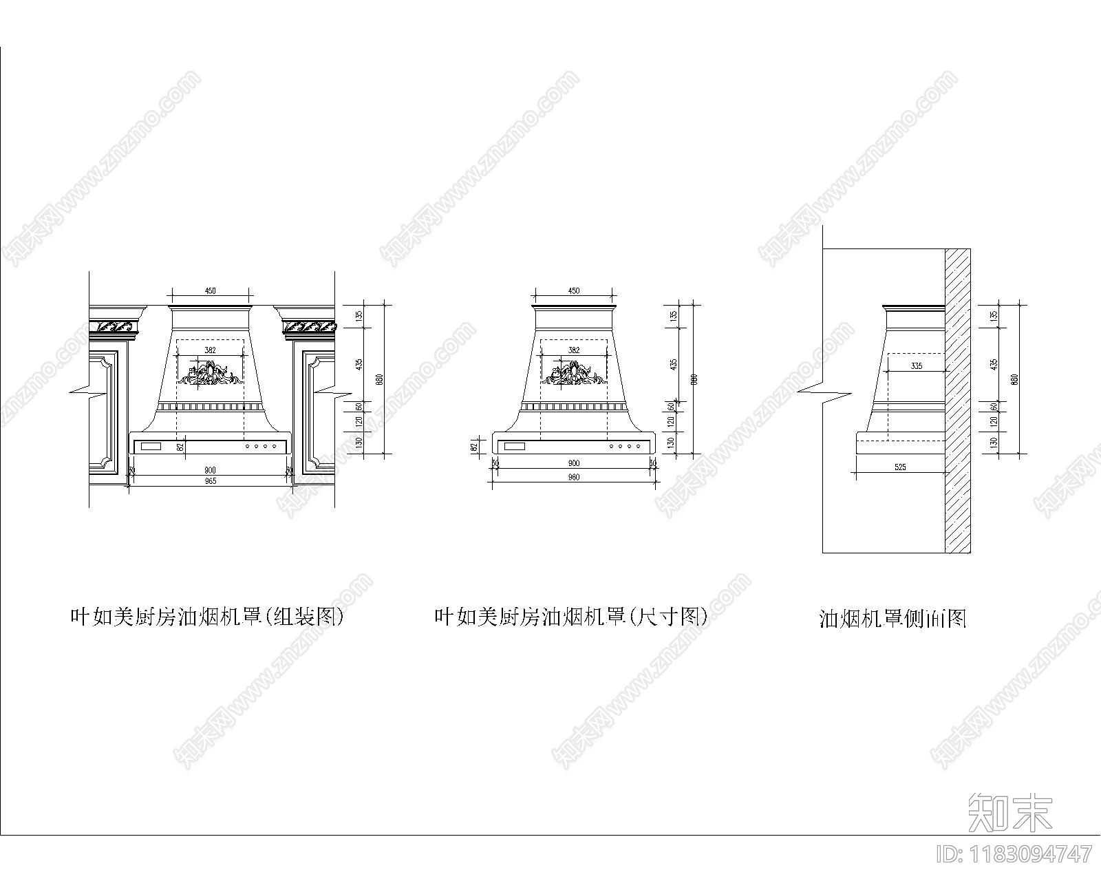 欧式家具节点详图cad施工图下载【ID:1183094747】