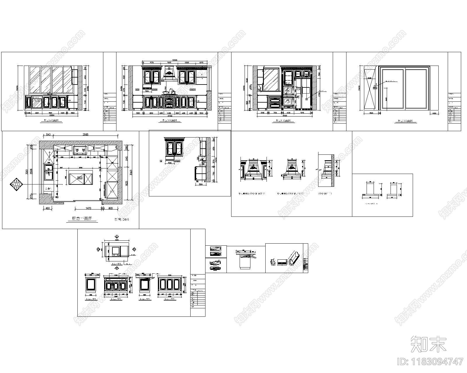 欧式家具节点详图cad施工图下载【ID:1183094747】