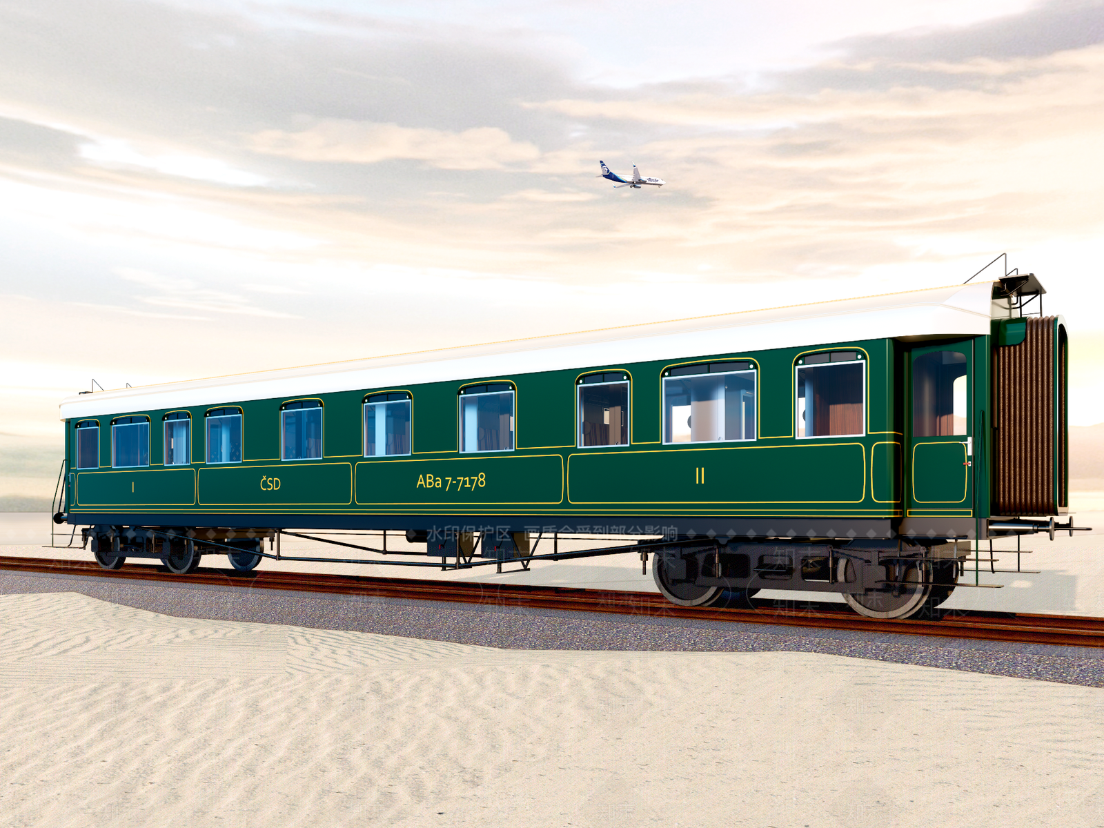 火车SU模型下载【ID:1183112246】