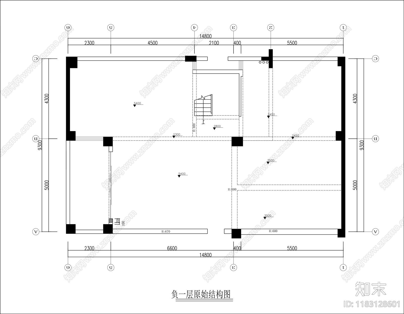 别墅cad施工图下载【ID:1183128601】