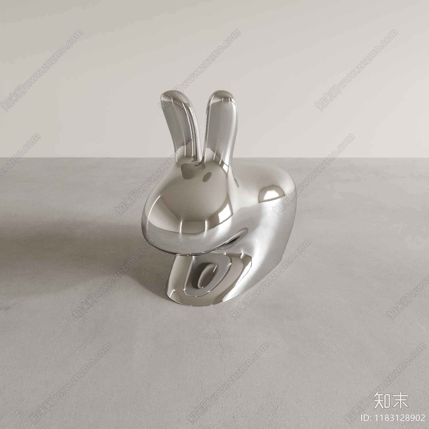 现代雕塑摆件3D模型下载【ID:1183128902】