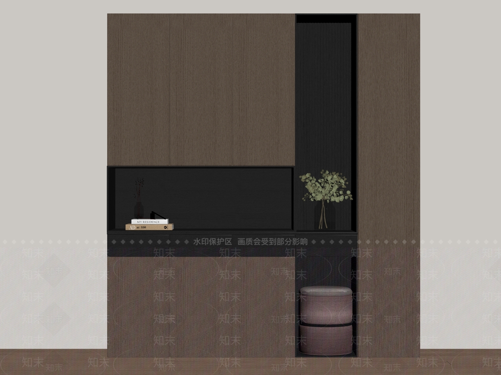 鞋柜SU模型下载【ID:1183130207】