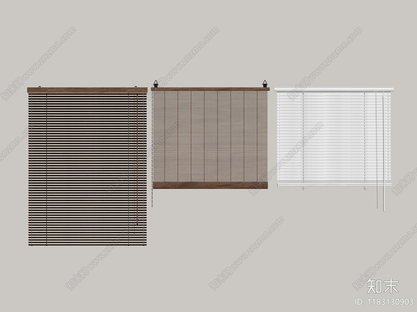 新中式窗帘SU模型下载【ID:1183130903】