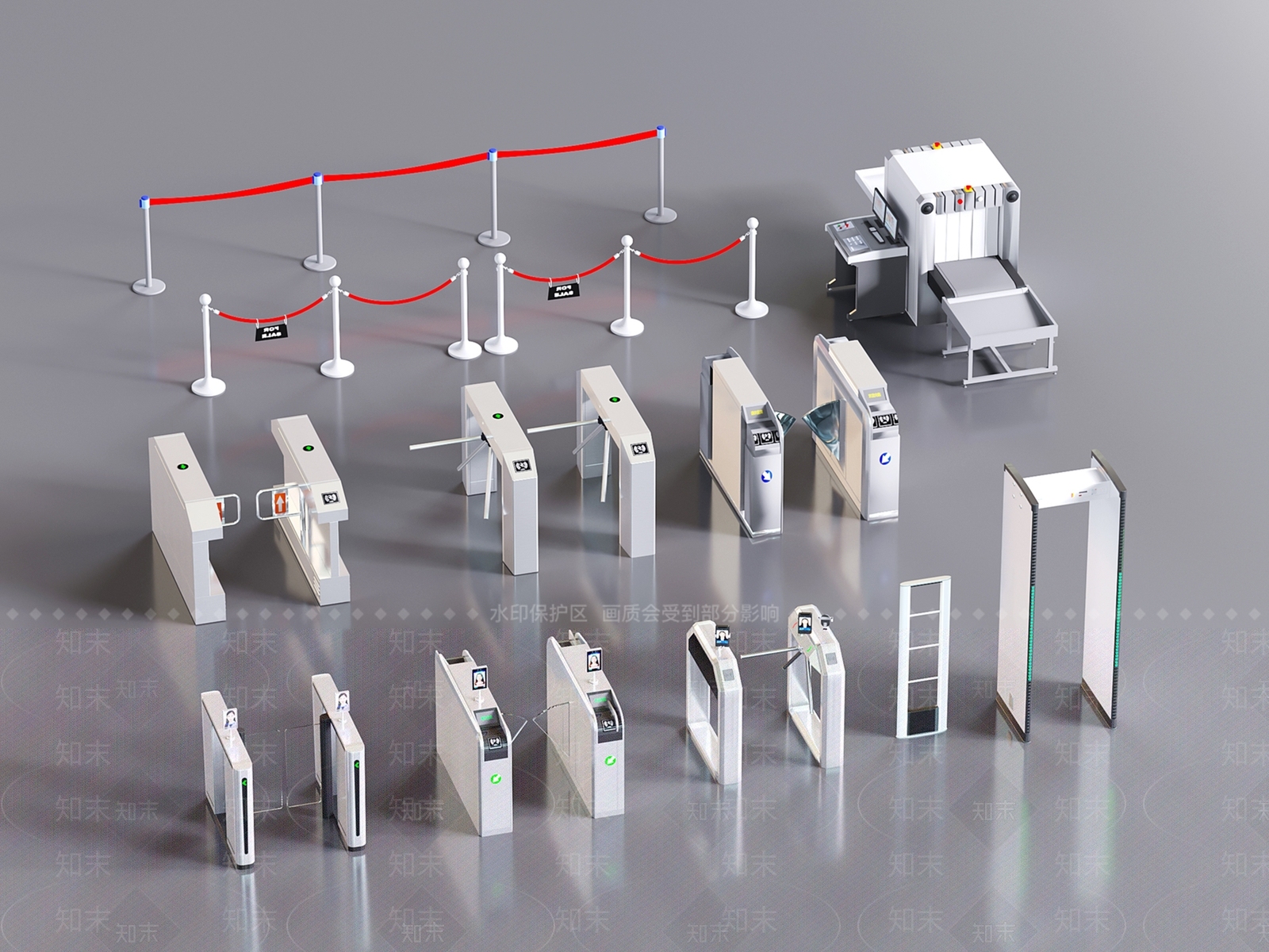 门禁SU模型下载【ID:1183132168】