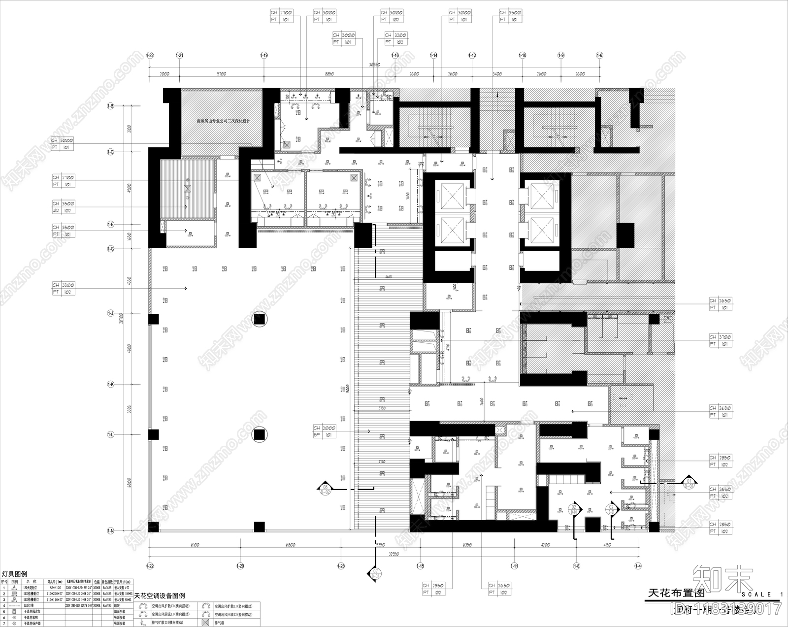 现代会所cad施工图下载【ID:1183139017】