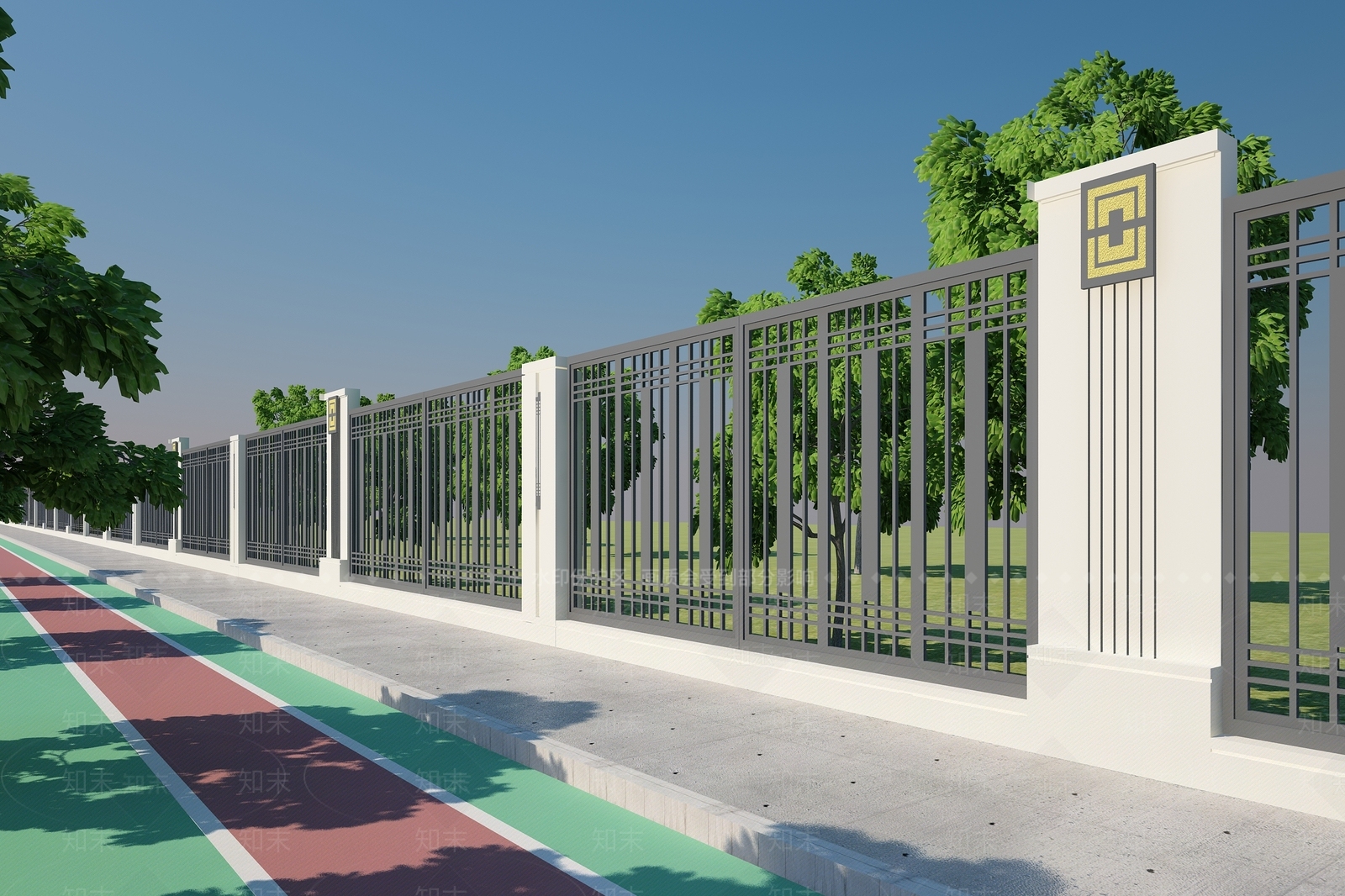 现代景墙3D模型下载【ID:1183139274】