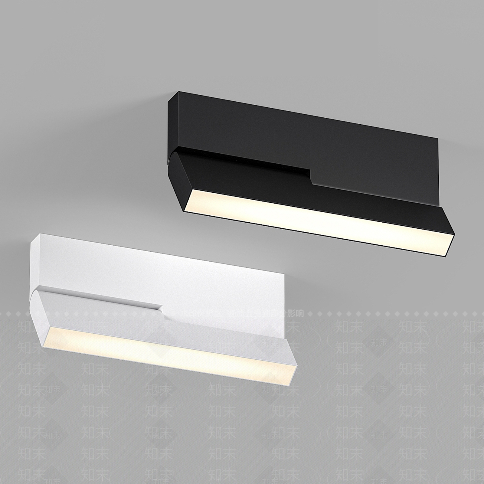 现代灯具组合3D模型下载【ID:1183143278】