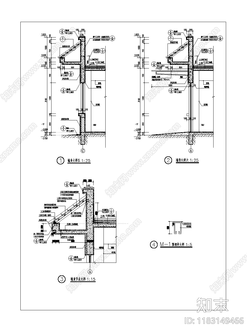 新中式其他办公建筑cad施工图下载【ID:1183149466】