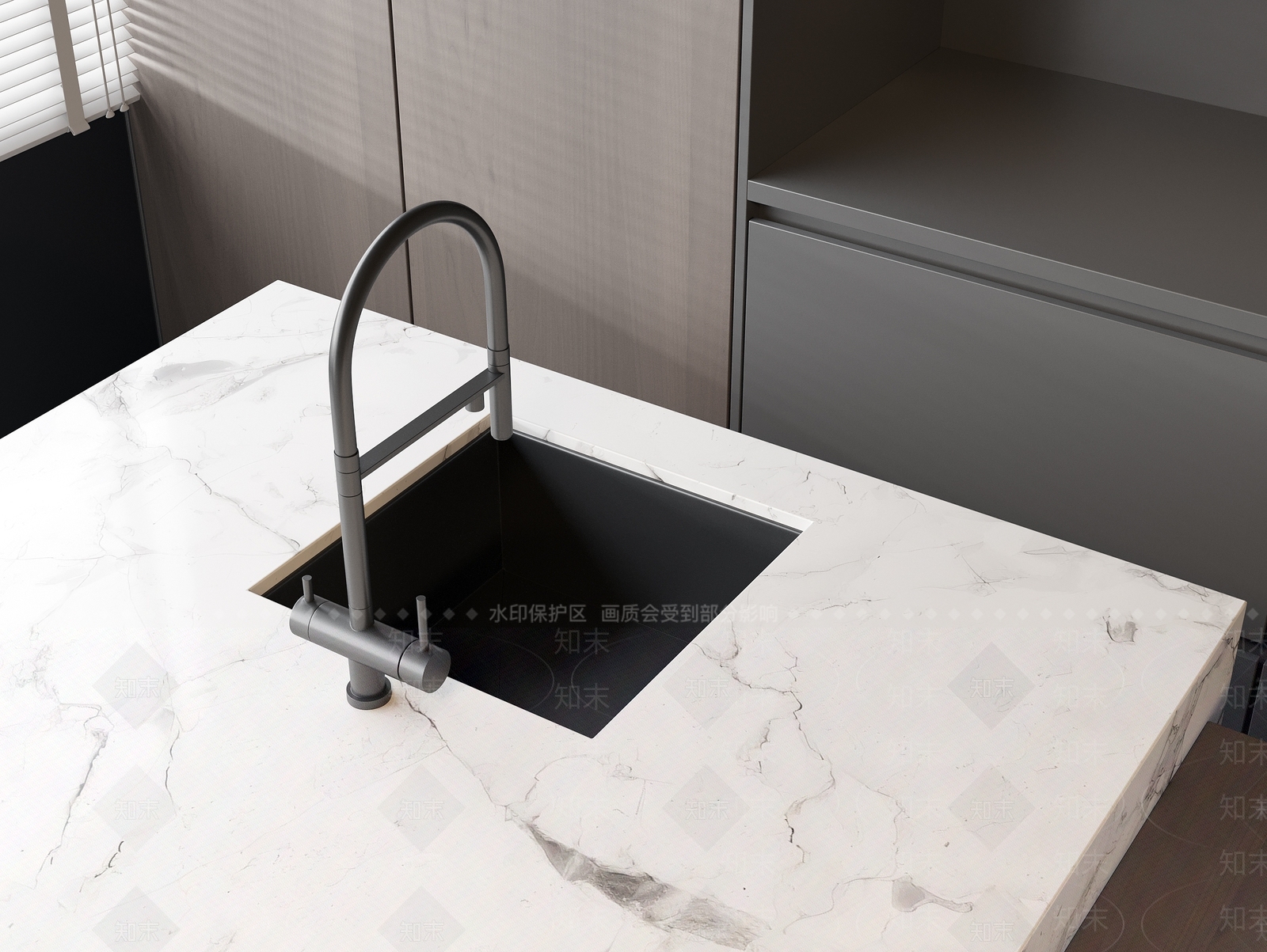 水槽3D模型下载【ID:1183149888】