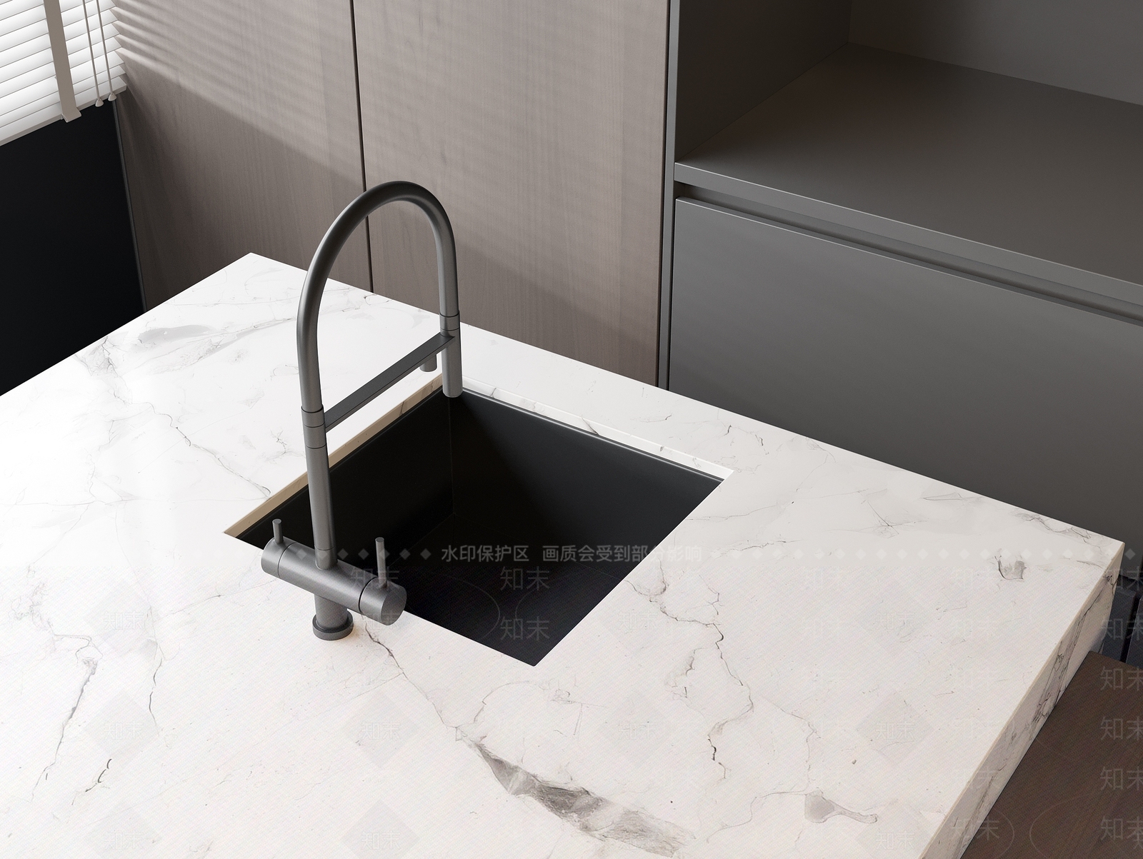现代水龙头SU模型下载【ID:1183150091】
