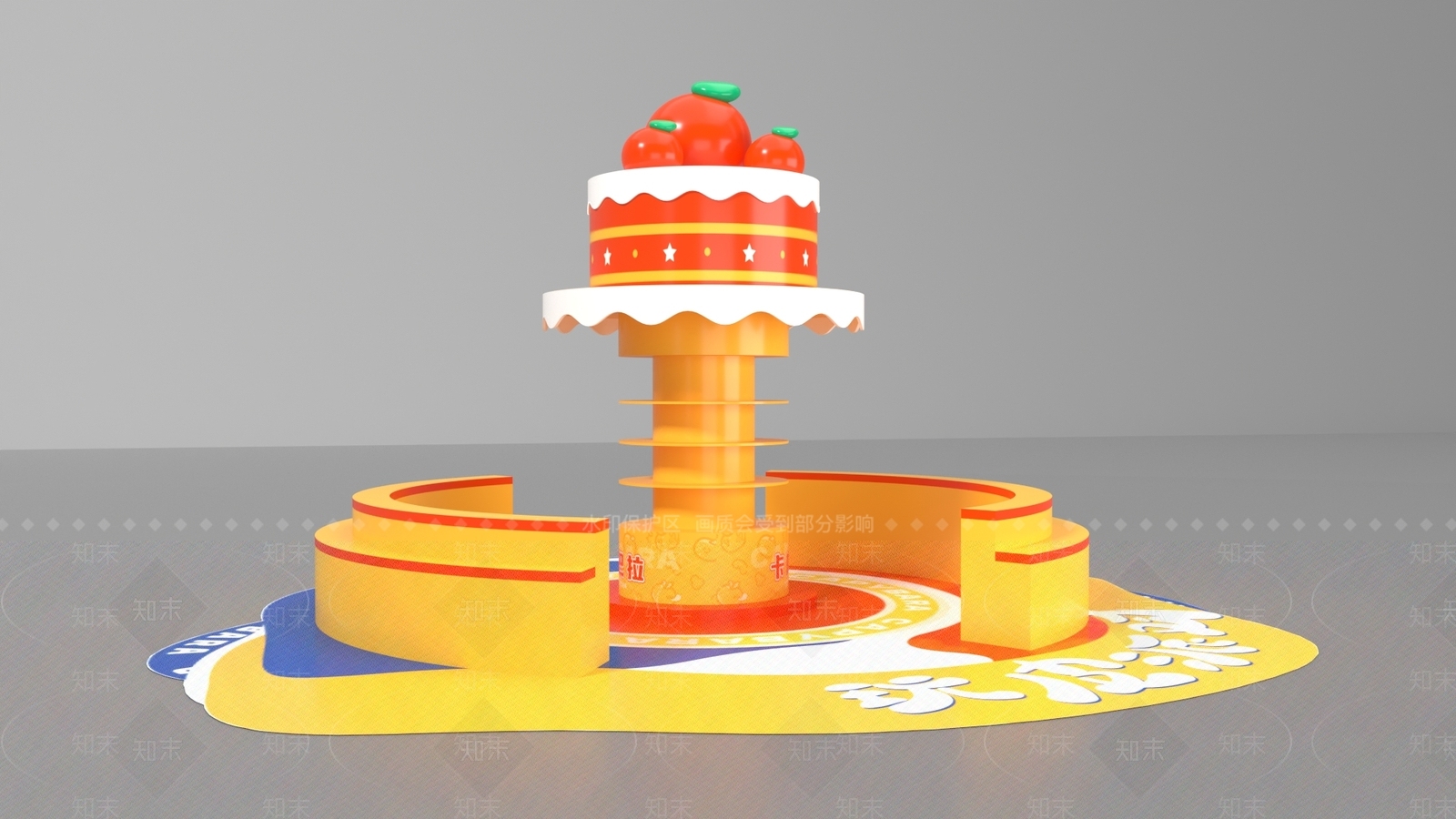现代美陈3D模型下载【ID:1183151441】