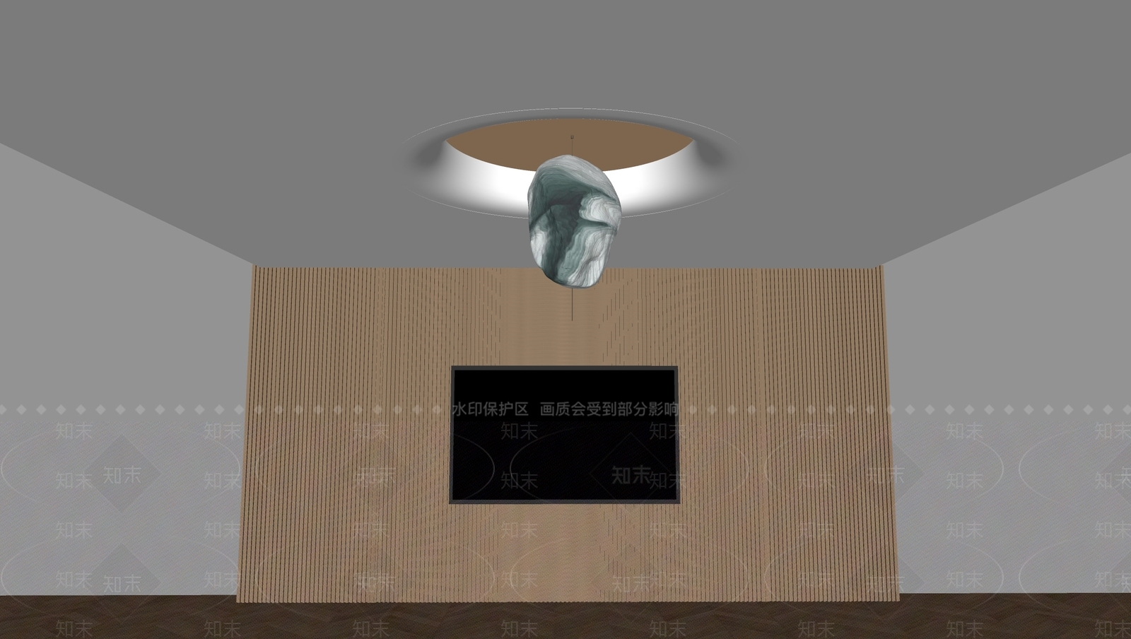 现代吊顶SU模型下载【ID:1183163734】