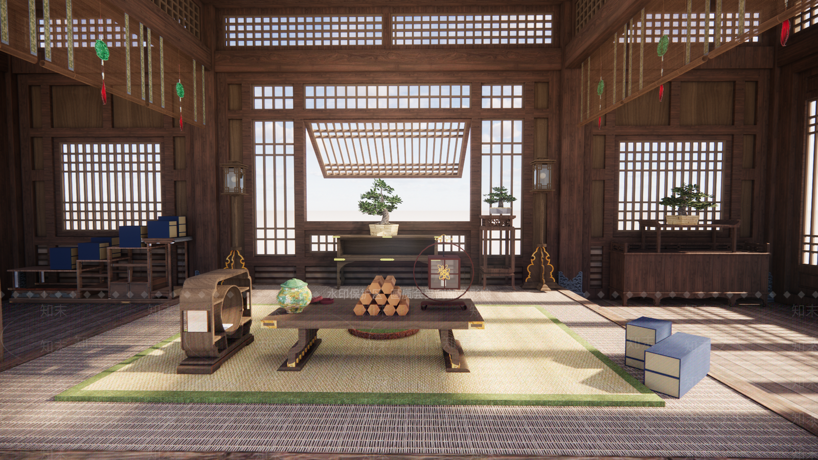 中式影视SU模型下载【ID:1183165761】