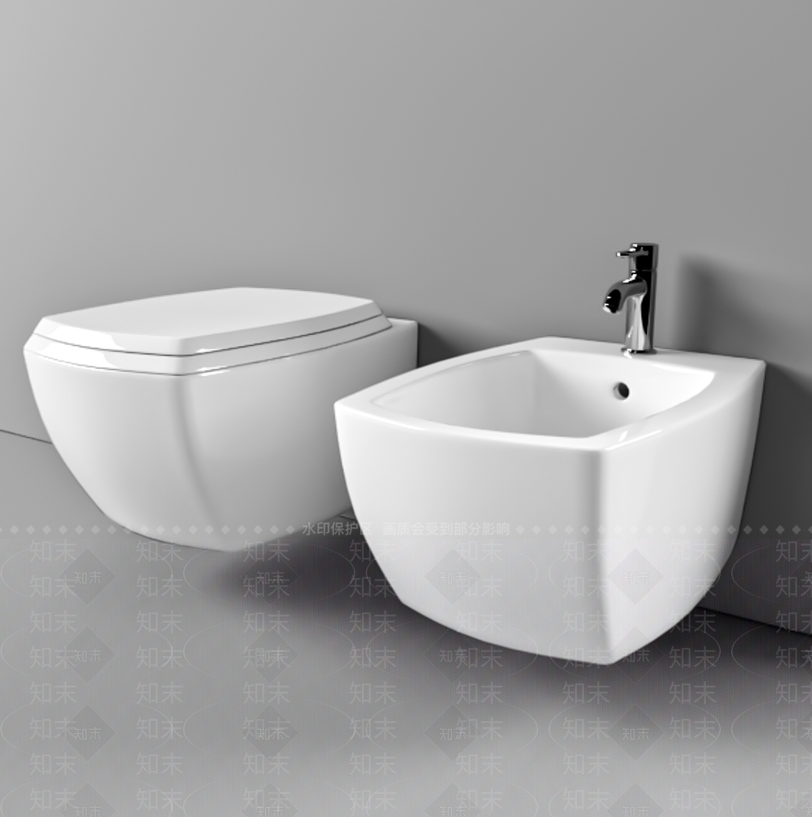 马桶SU模型下载【ID:1183179938】