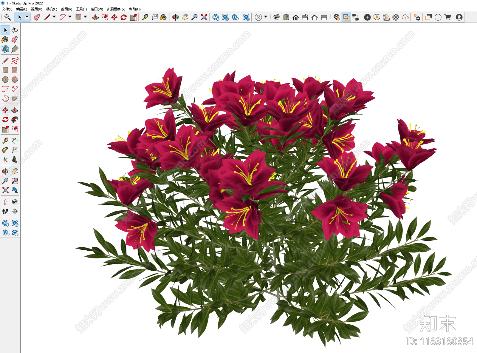 花草SU模型下载【ID:1183180354】