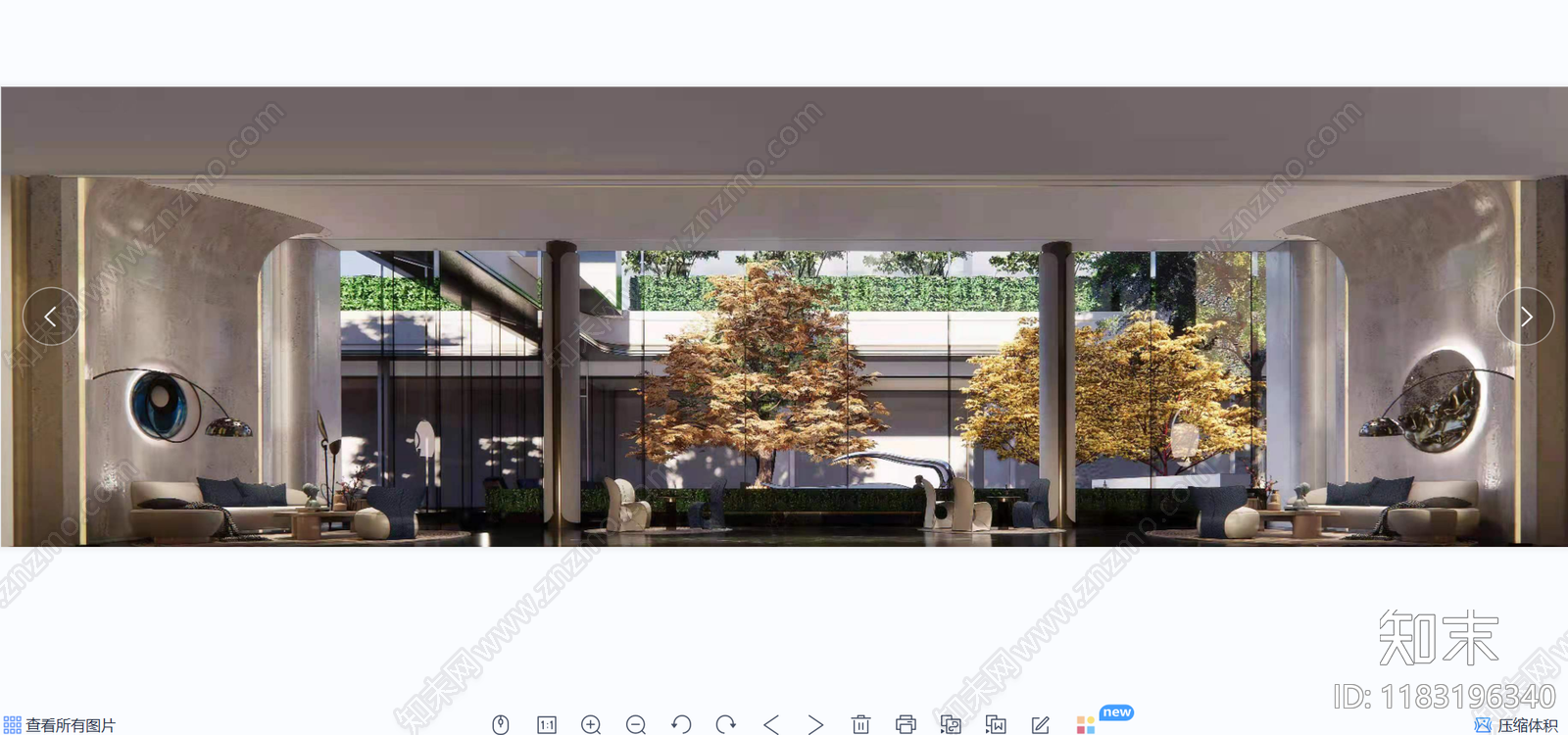 现代售楼处cad施工图下载【ID:1183196340】
