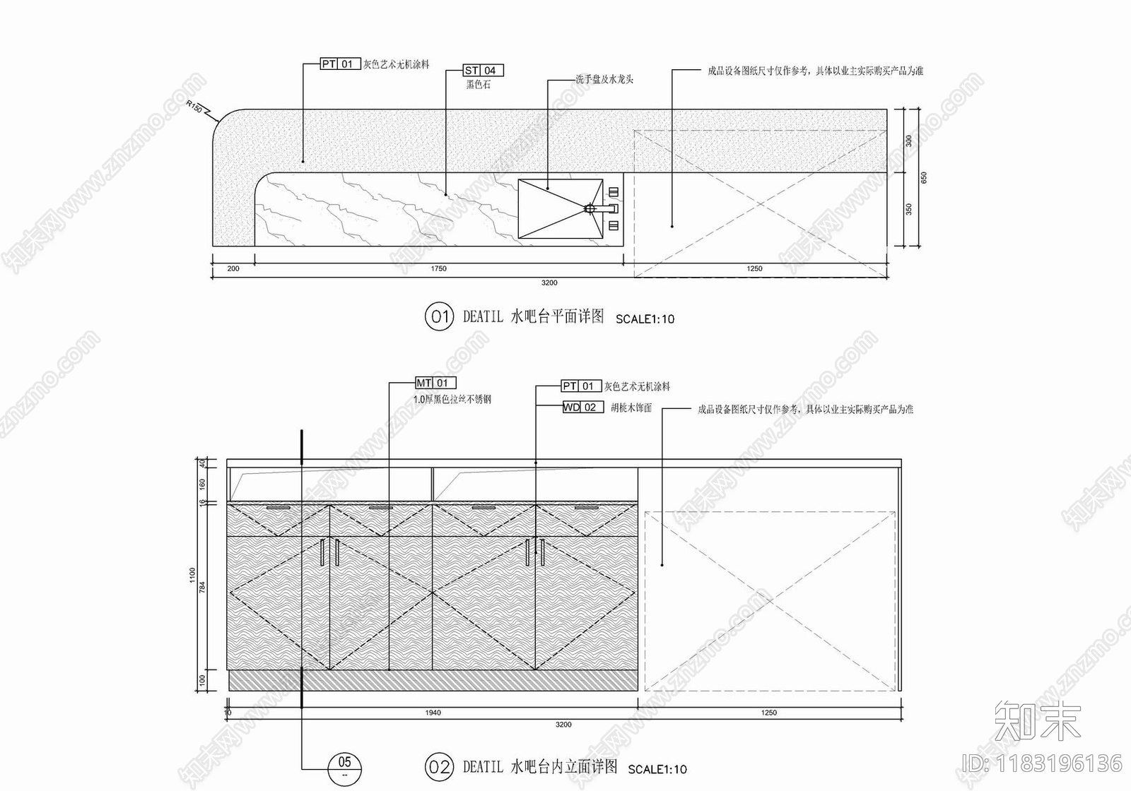 现代家具节点详图cad施工图下载【ID:1183196136】