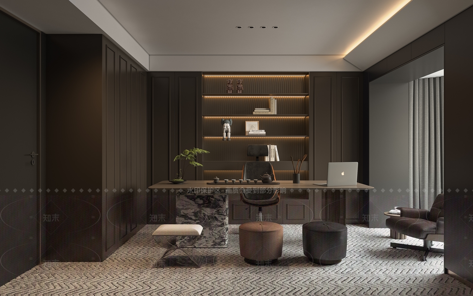 现代健身房3D模型下载【ID:1214982810】