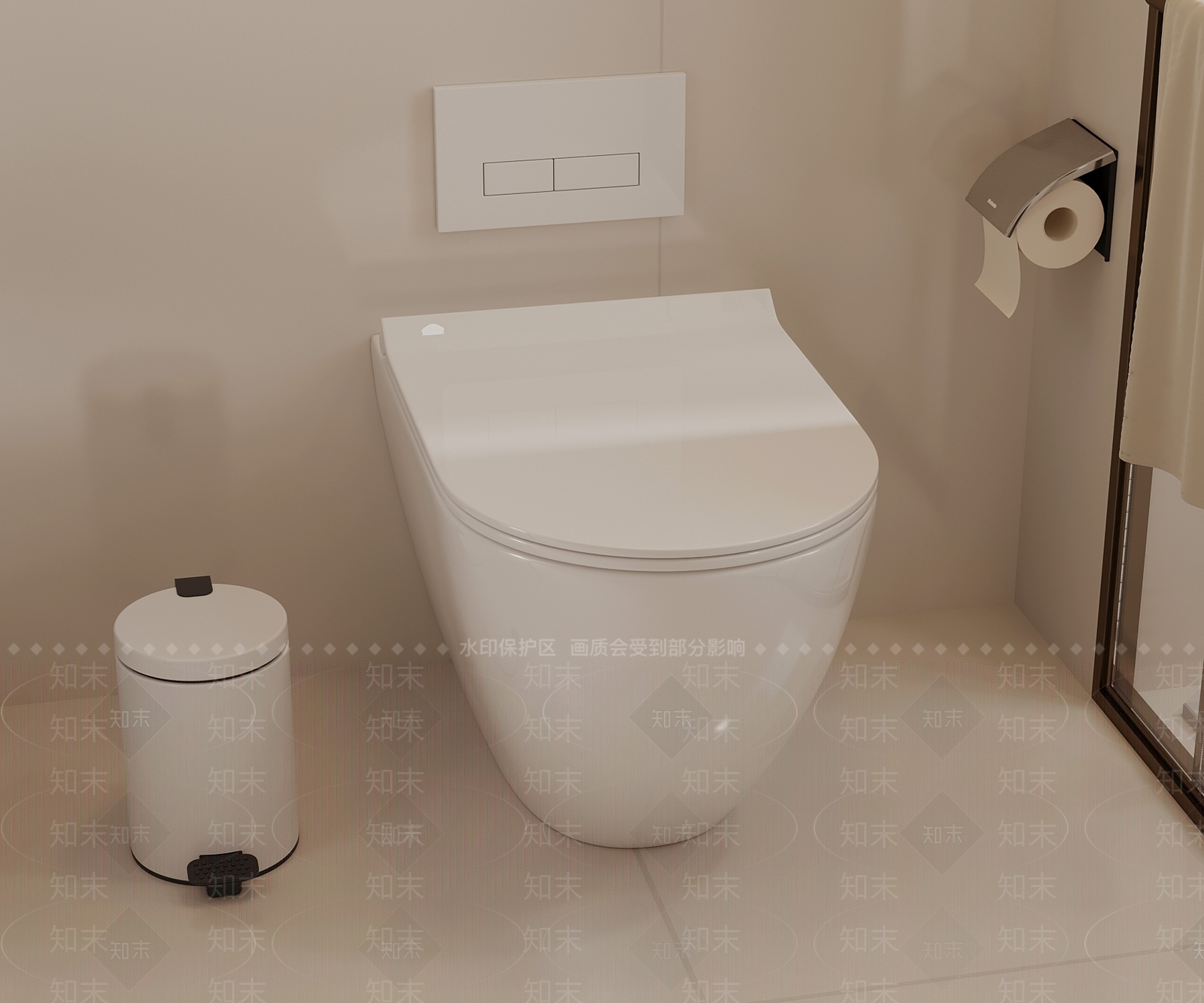 马桶3D模型下载【ID:1183226899】