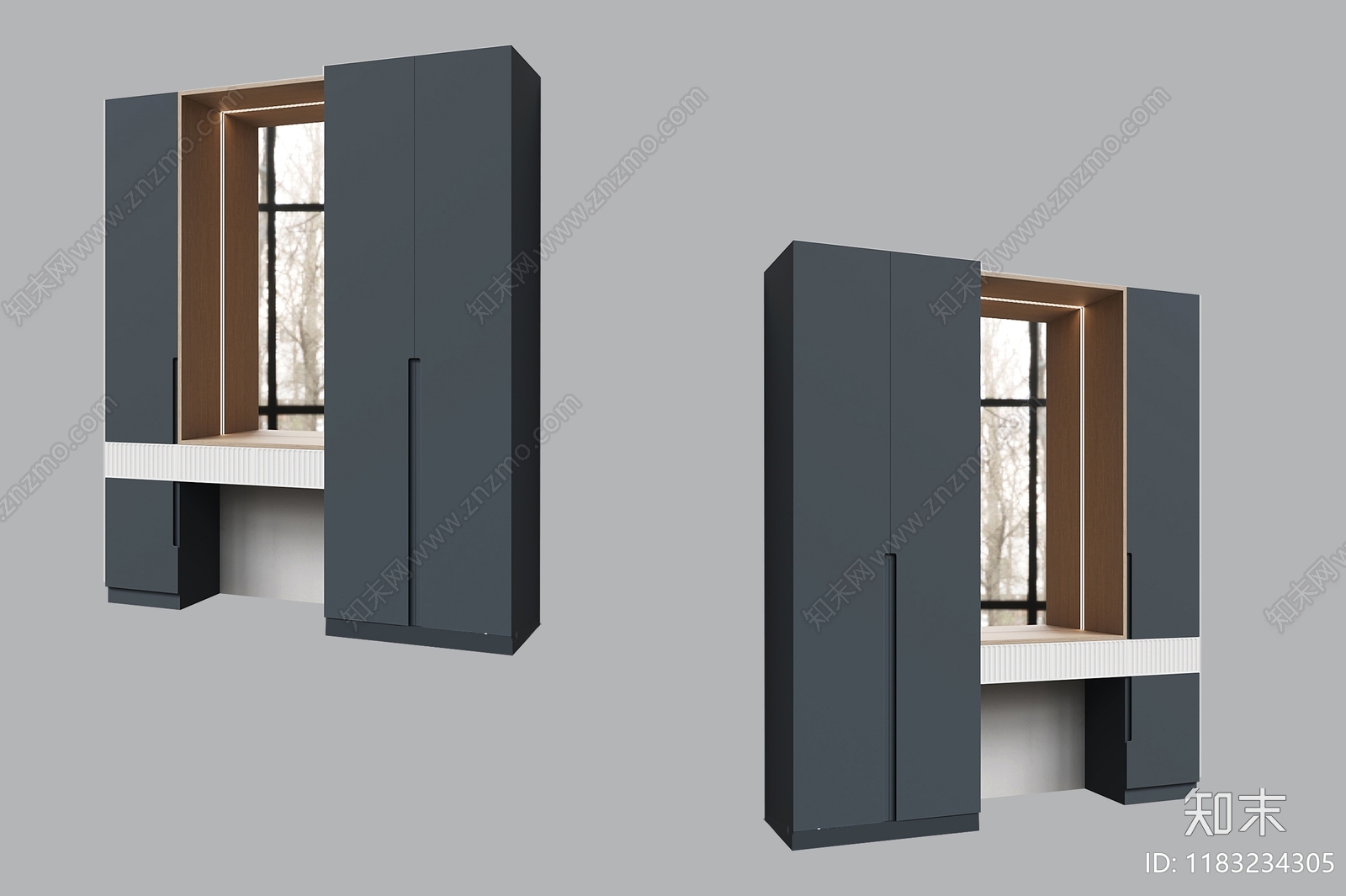 现代其他柜子3D模型下载【ID:1183234305】