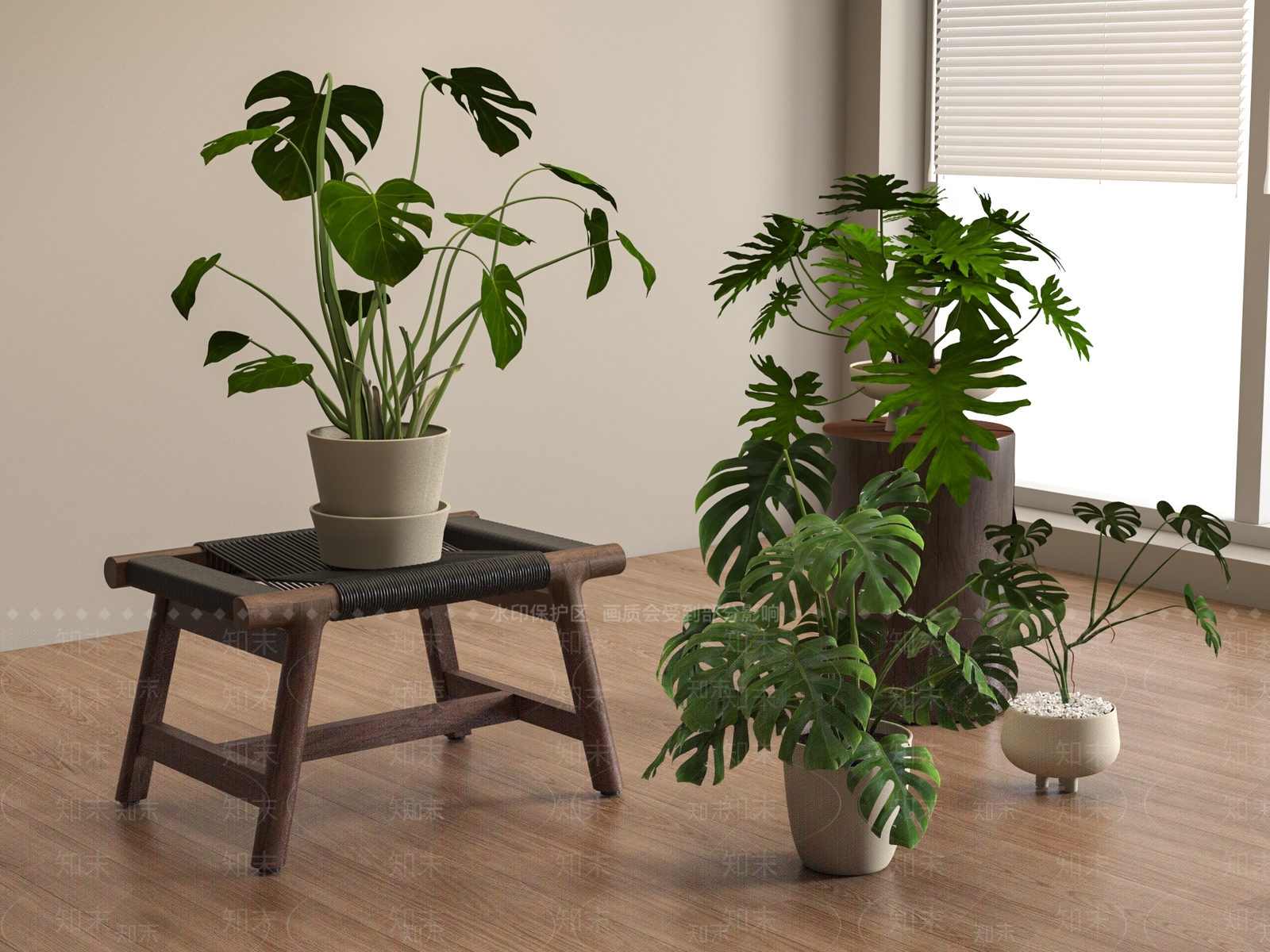 盆栽SU模型下载【ID:1183235248】