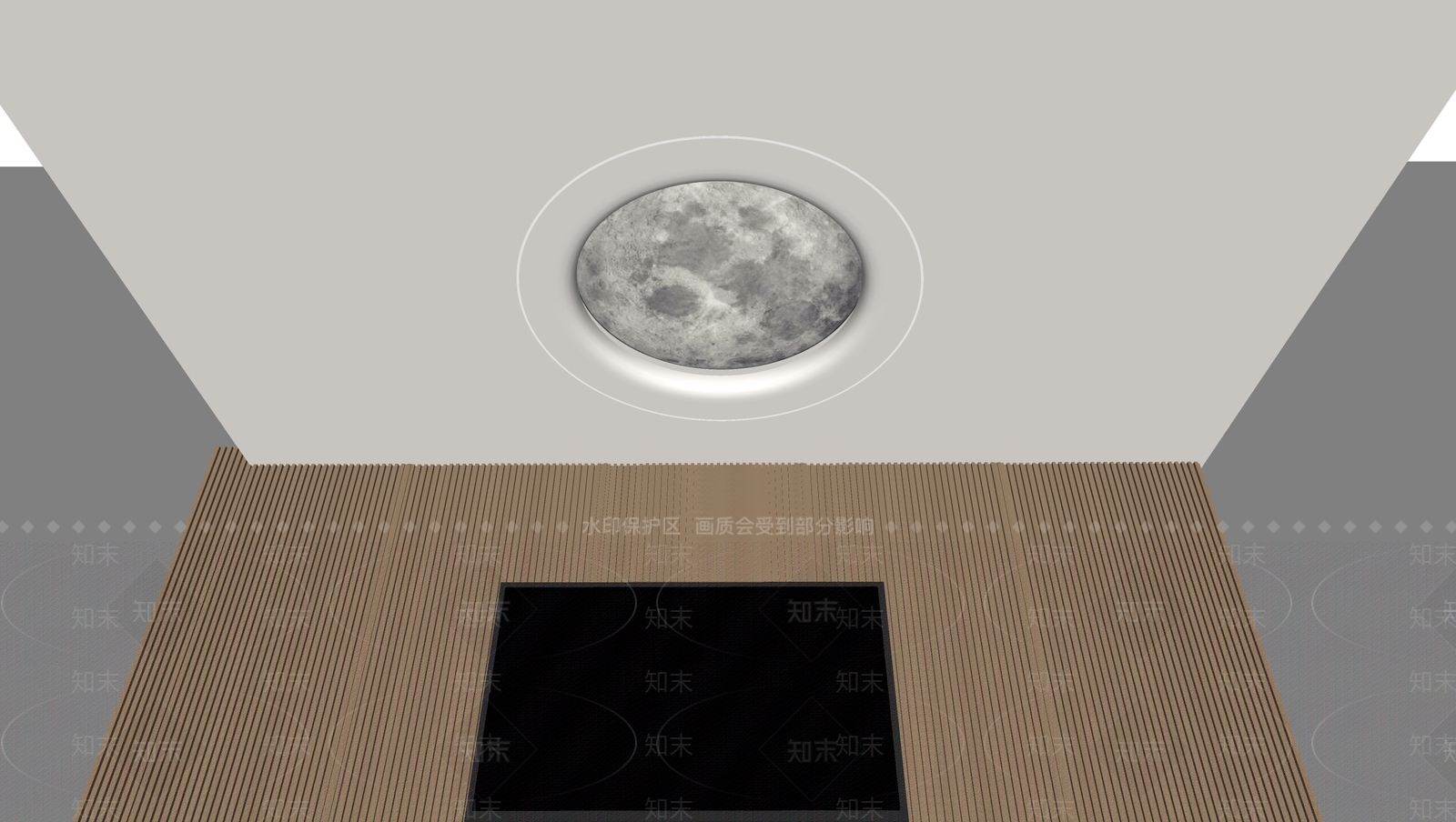 现代吊顶SU模型下载【ID:1183238692】