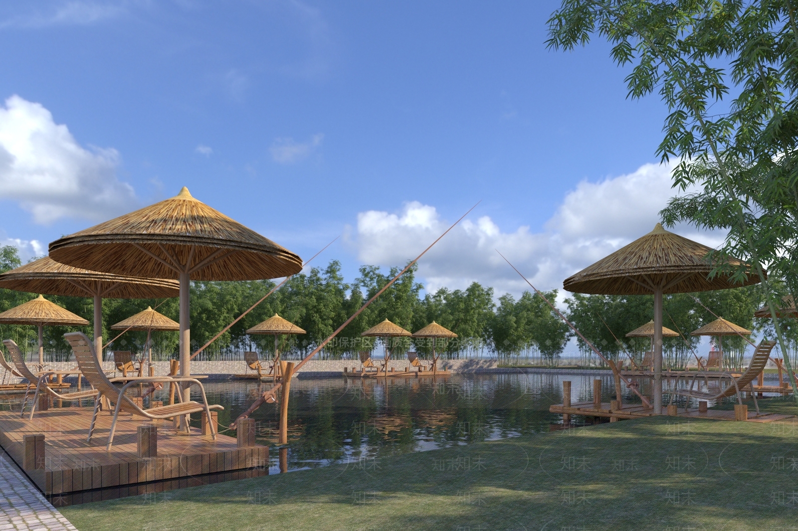 现代公园3D模型下载【ID:1183243544】