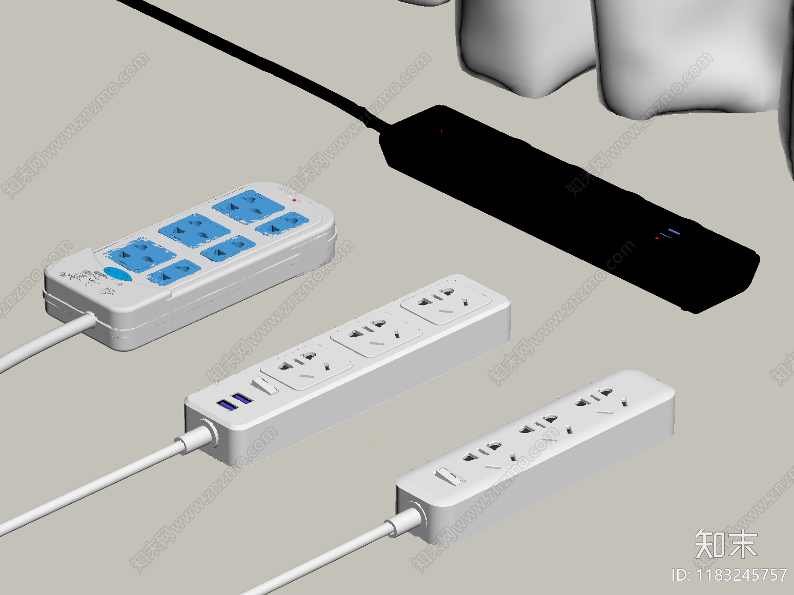 现代插座SU模型下载【ID:1183245757】
