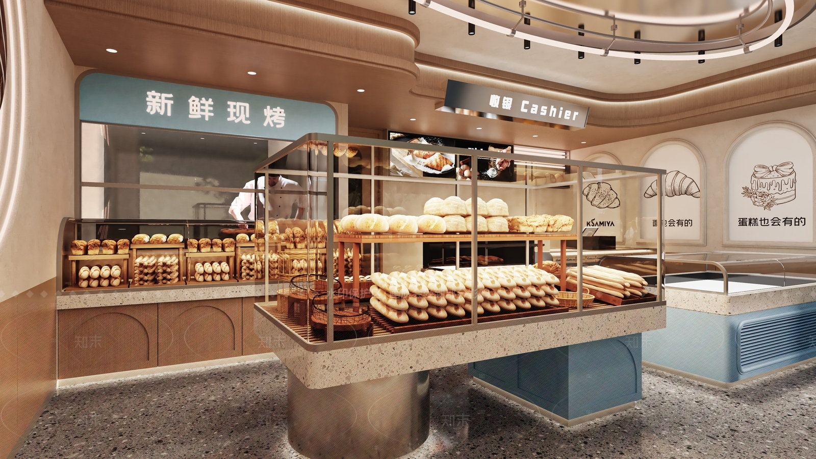 现代其他商业空间3D模型下载【ID:1183268042】