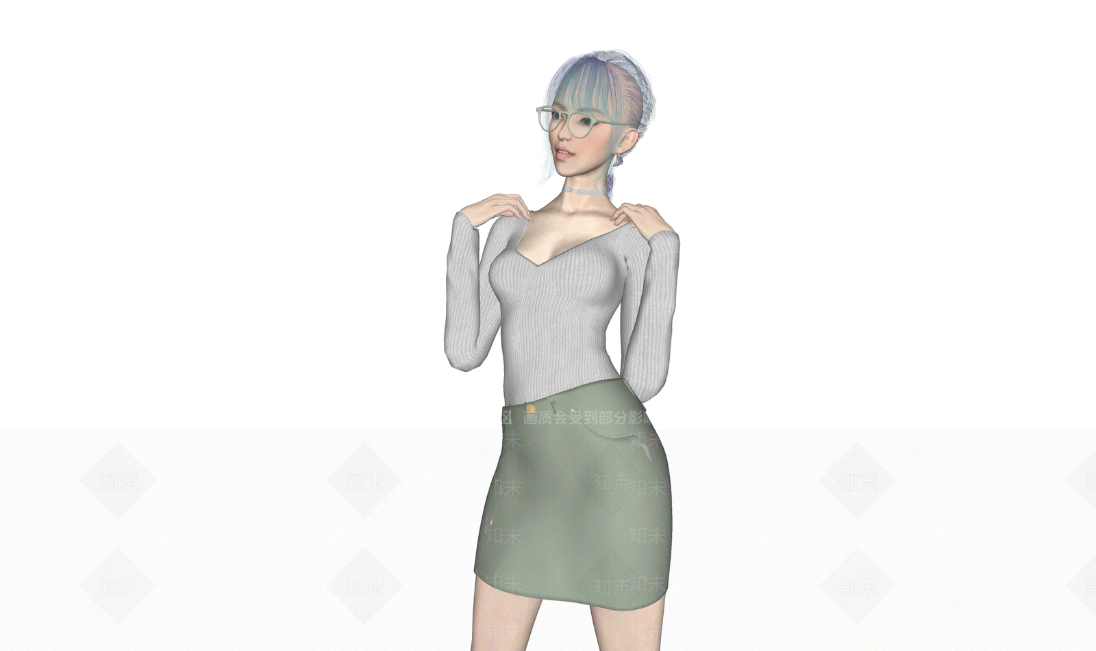 女人3D模型下载【ID:1183271416】