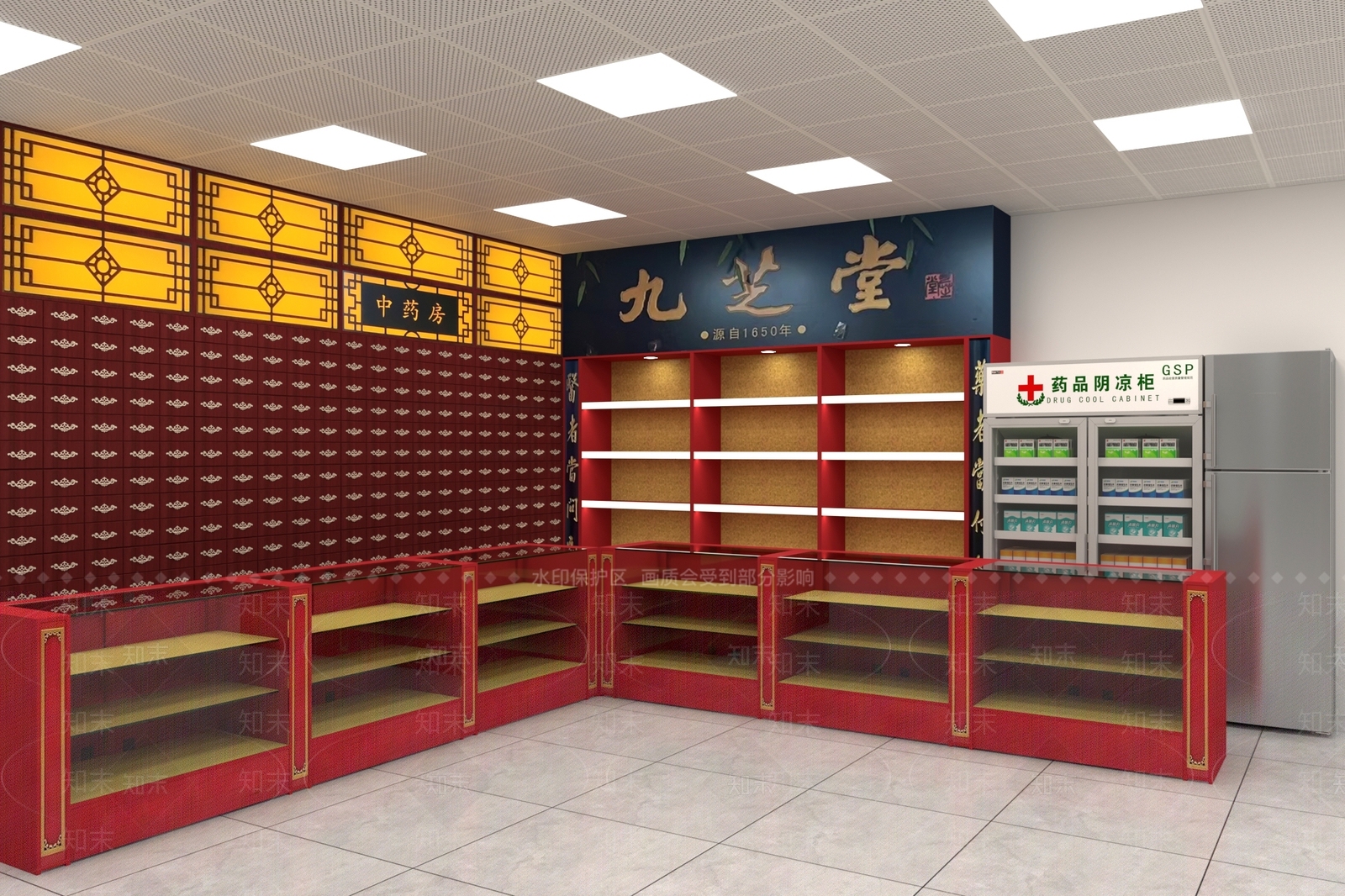 现代其他店铺SU模型下载【ID:1183276181】