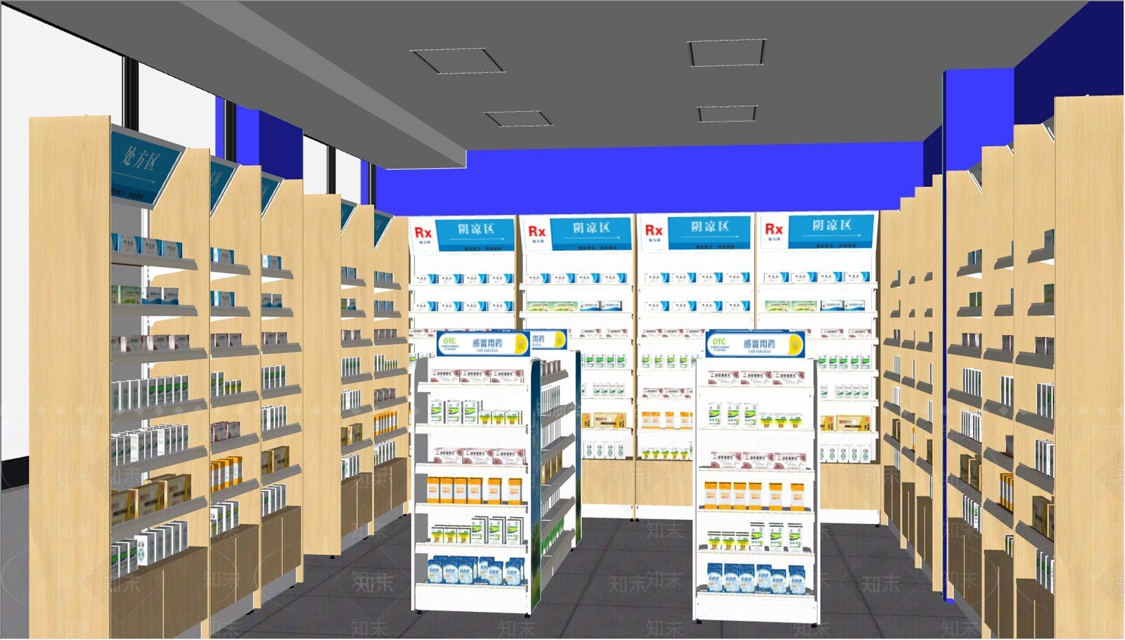 现代其他店铺SU模型下载【ID:1183276204】