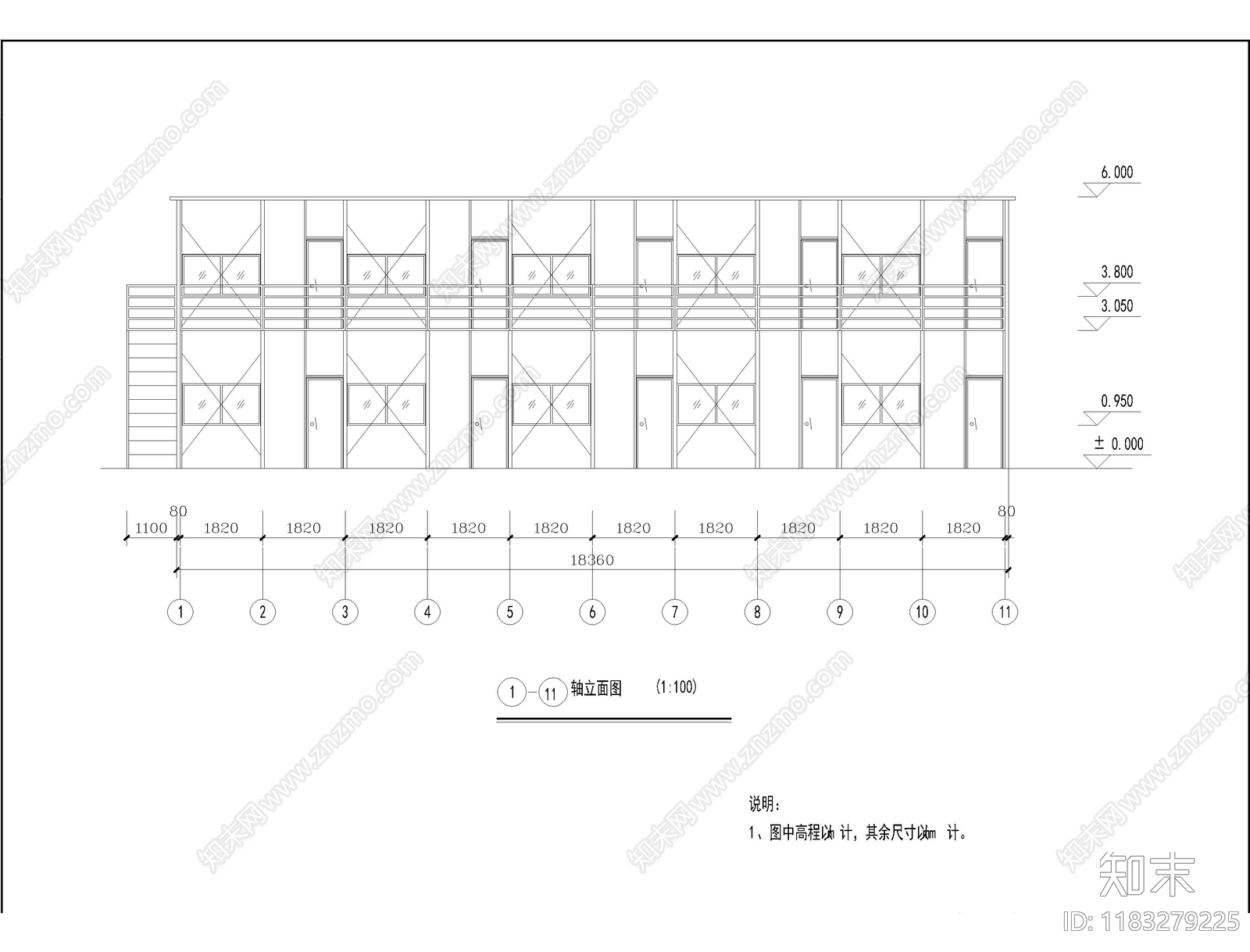 现代其他建筑cad施工图下载【ID:1183279225】