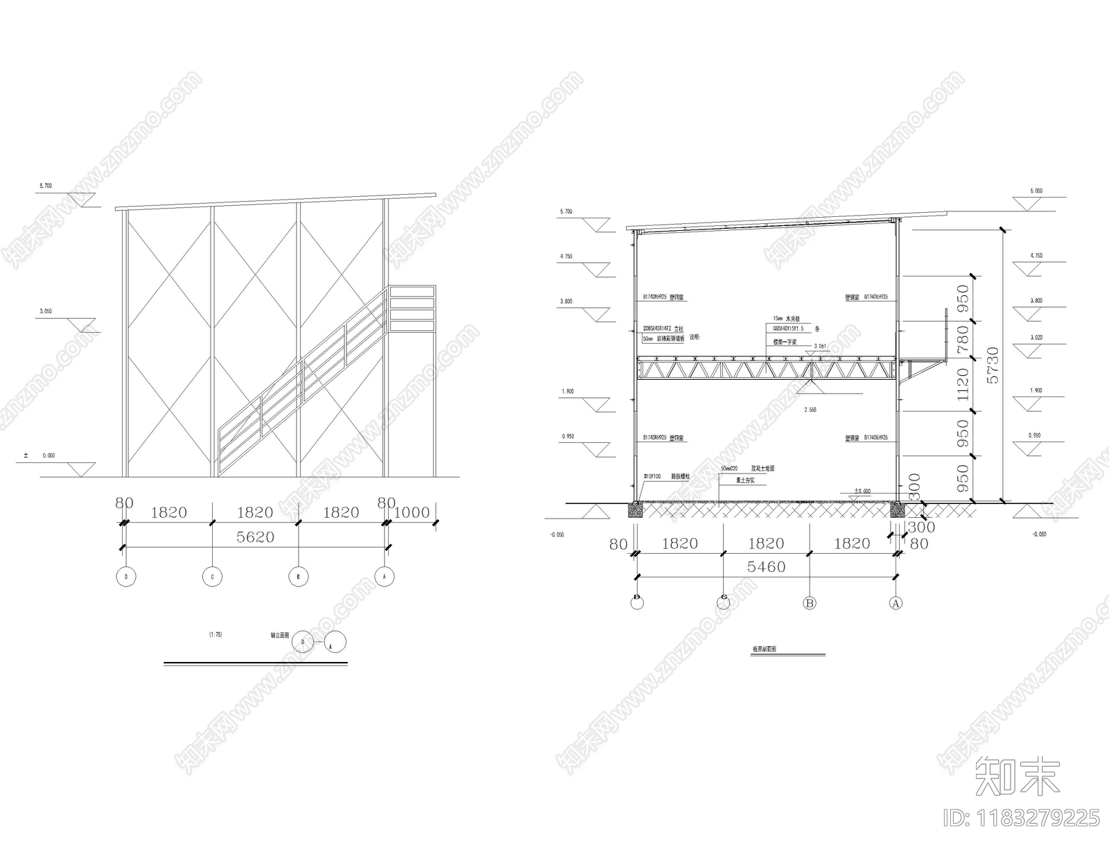 现代其他建筑cad施工图下载【ID:1183279225】