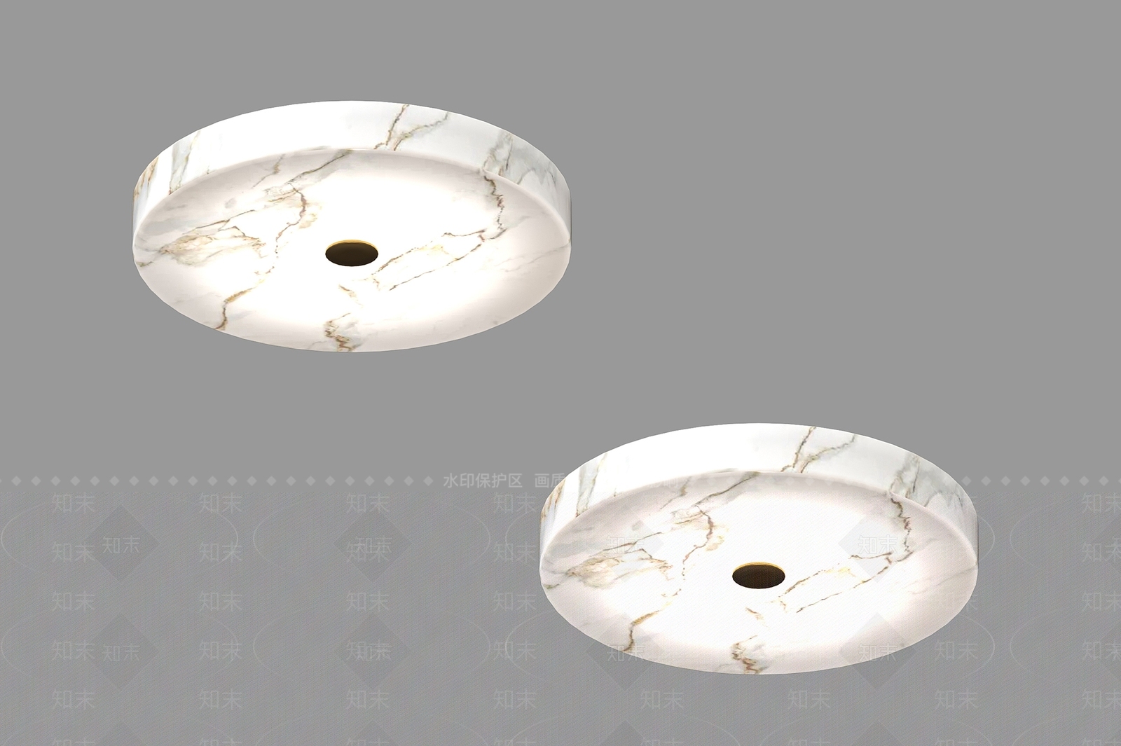 现代灯具组合3D模型下载【ID:1183292895】