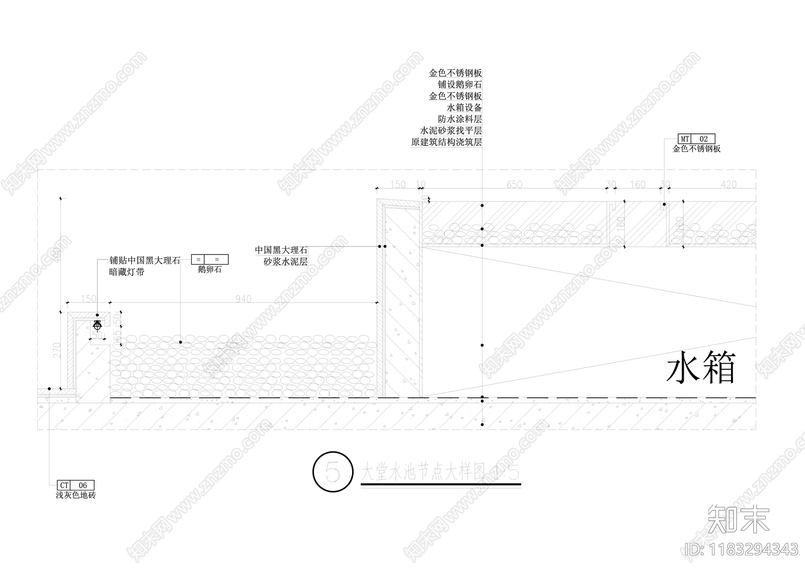 新中式中式其他节点详图cad施工图下载【ID:1183294343】