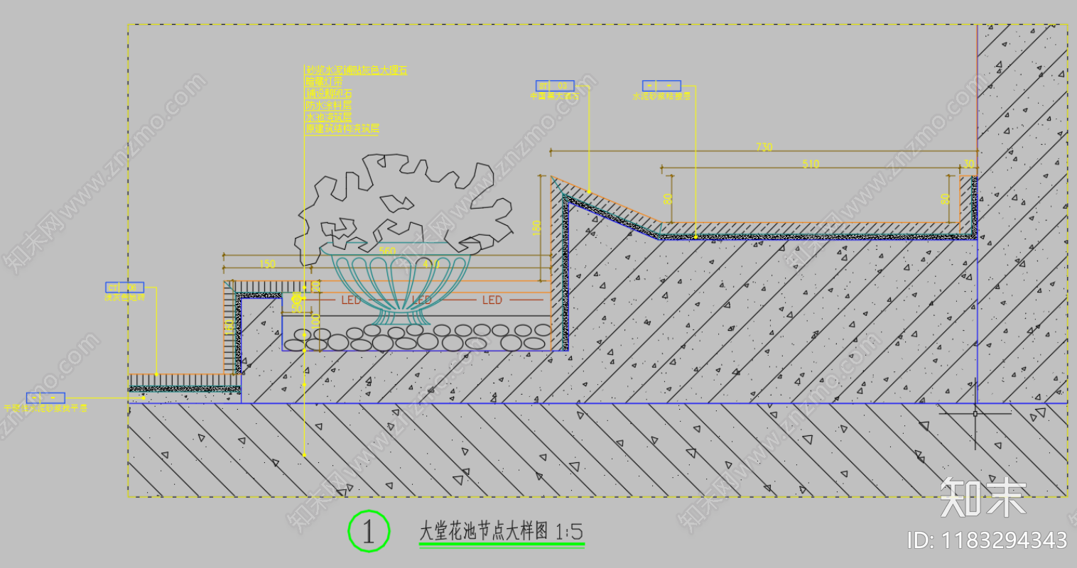 新中式中式其他节点详图cad施工图下载【ID:1183294343】