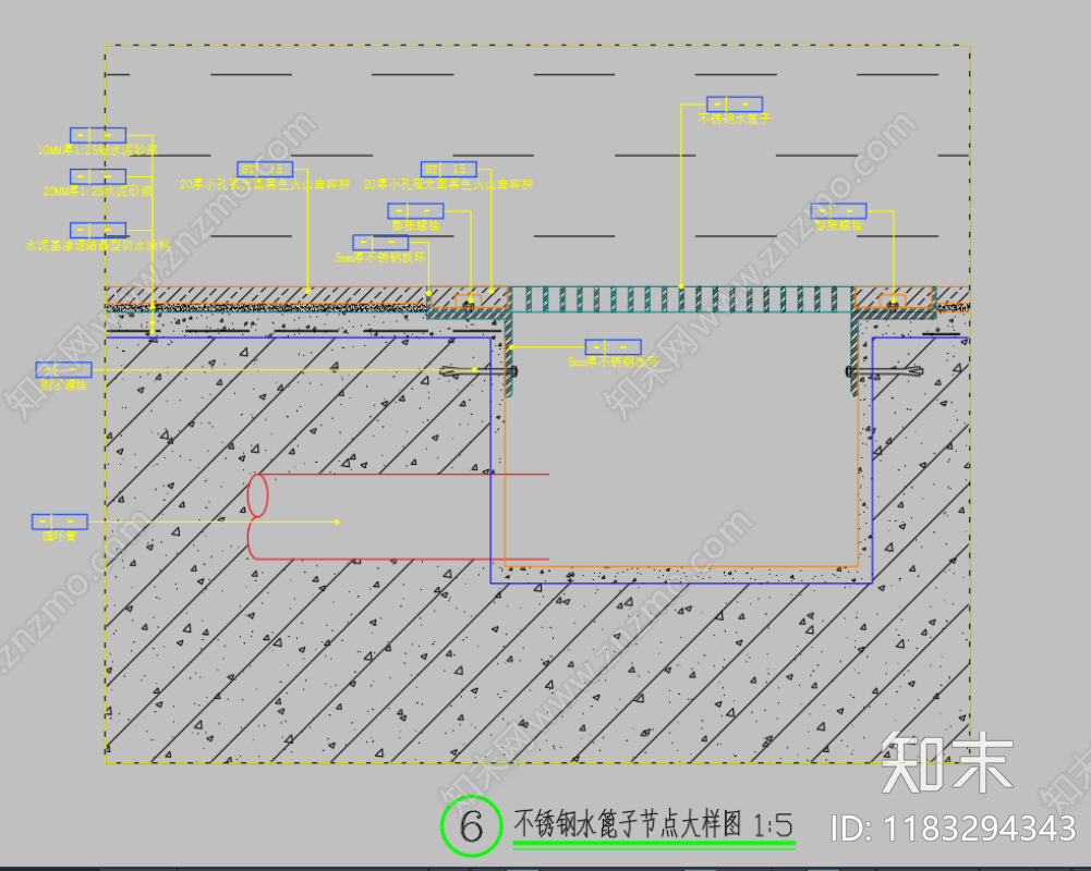 新中式中式其他节点详图cad施工图下载【ID:1183294343】