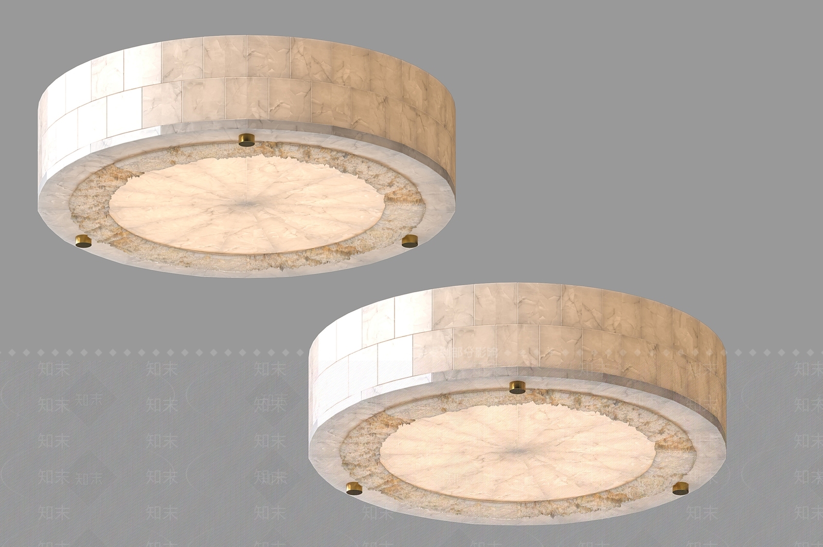 现代灯具组合3D模型下载【ID:1183294277】