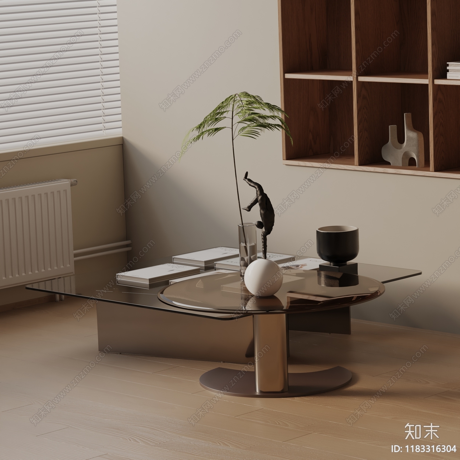 现代茶几3D模型下载【ID:1183316304】