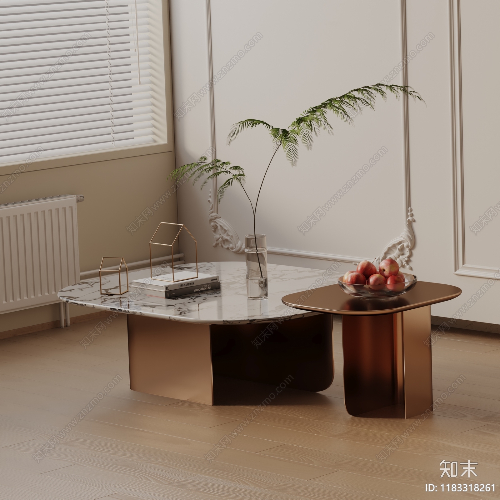 现代茶几3D模型下载【ID:1183318261】