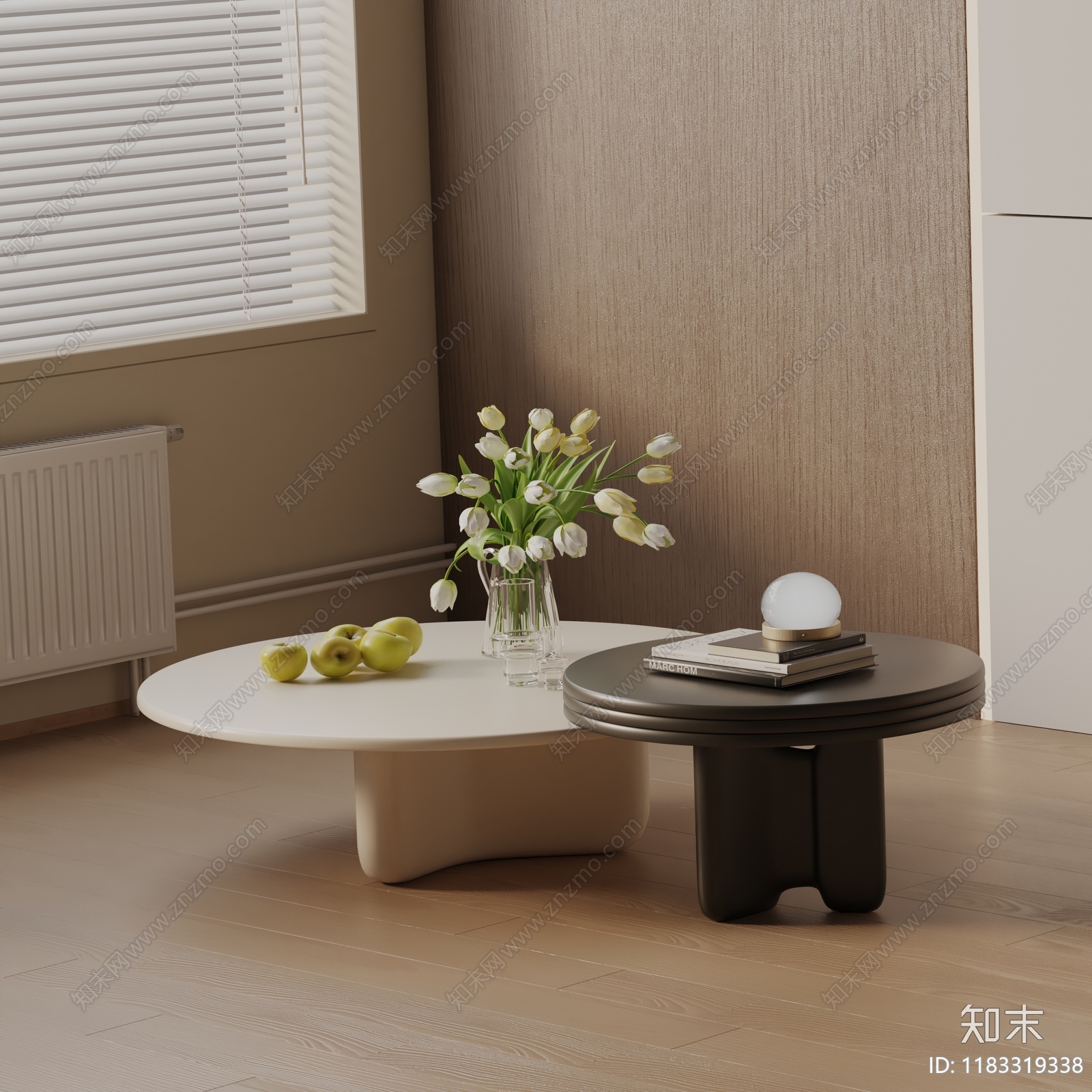 现代茶几3D模型下载【ID:1183319338】