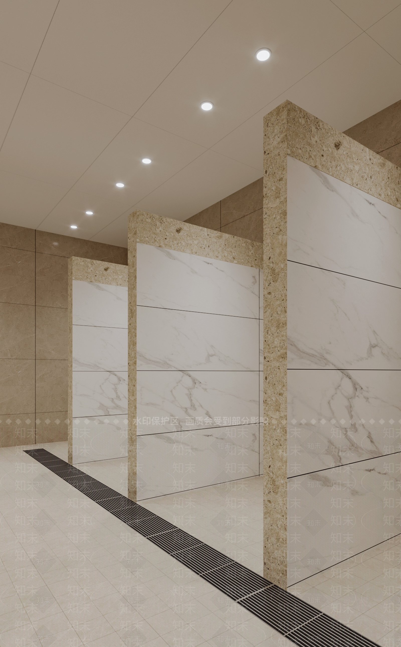 现代公共卫生间3D模型下载【ID:1183332556】
