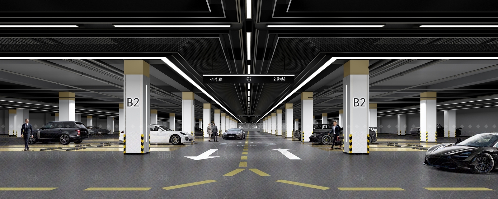 现代极简其他商业空间3D模型下载【ID:1183335521】