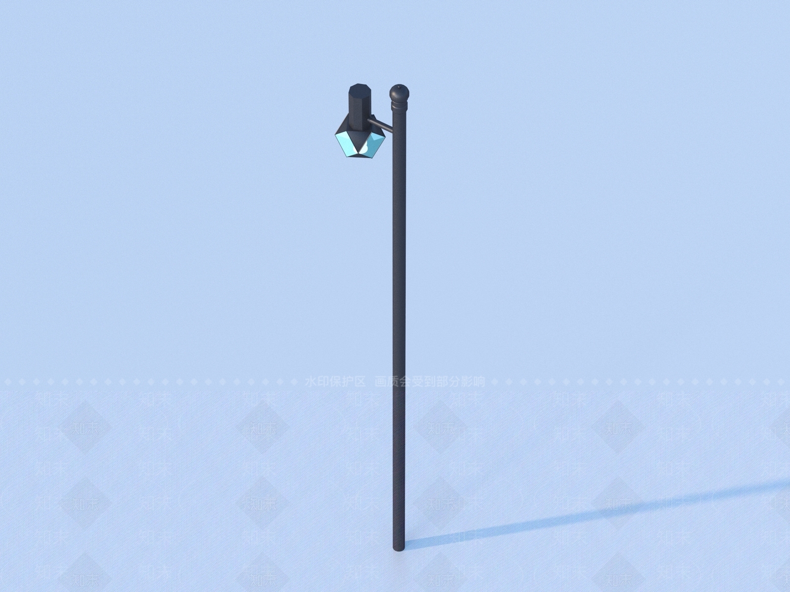 现代其他户外灯3D模型下载【ID:1183335636】