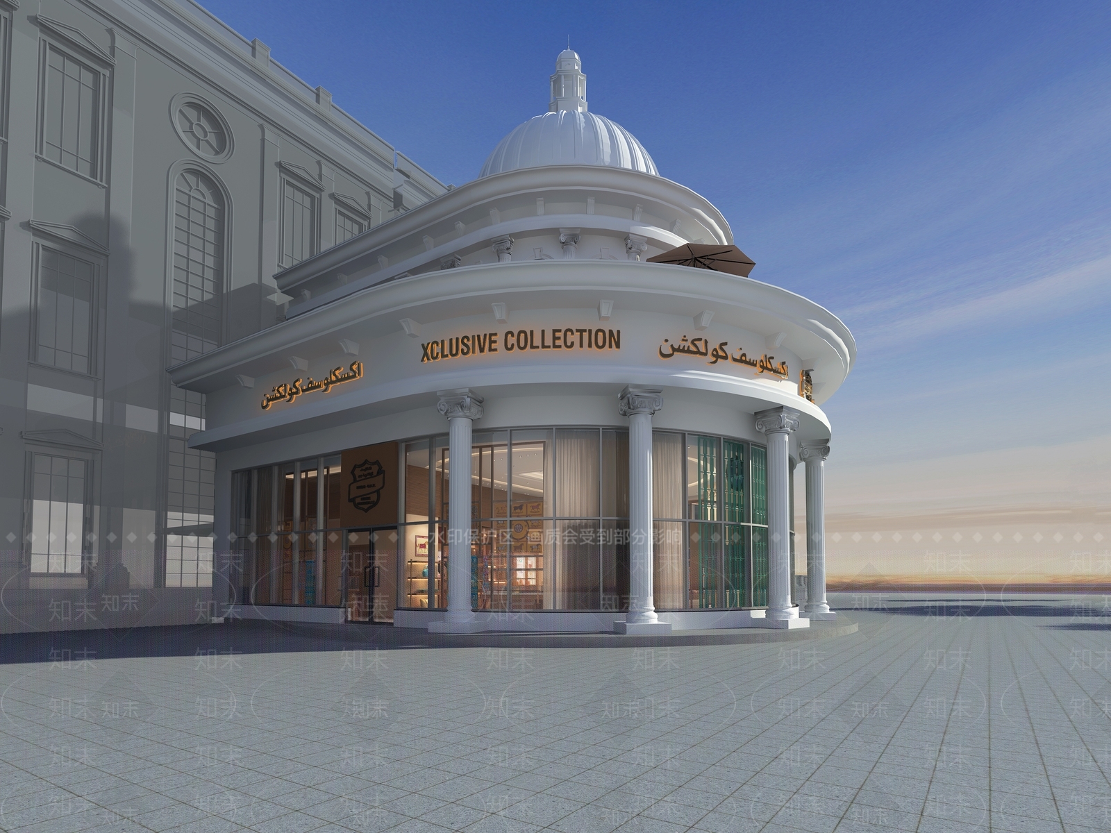 美式欧式其他文体建筑3D模型下载【ID:1183335814】