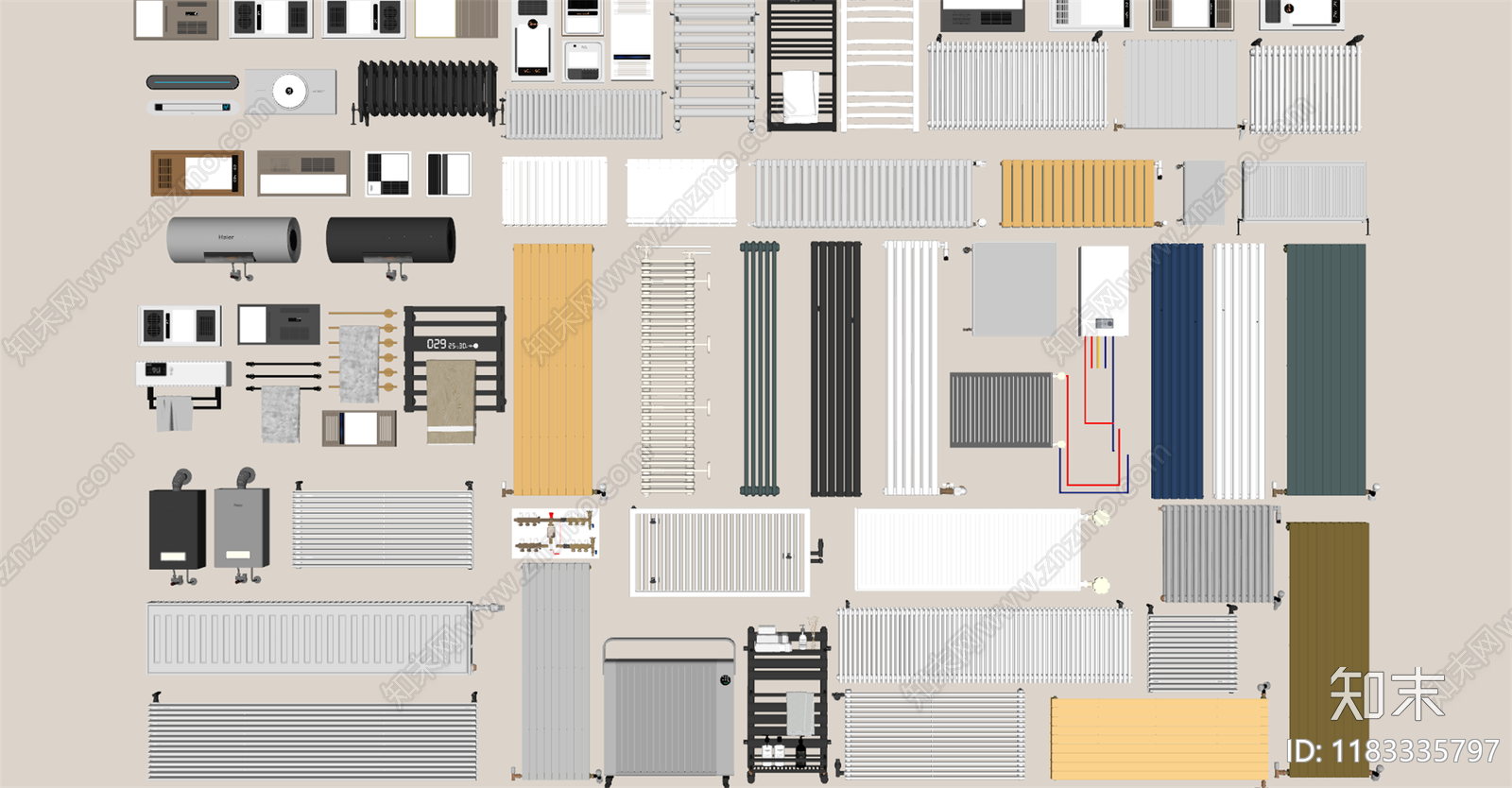 取暖器SU模型下载【ID:1183335797】