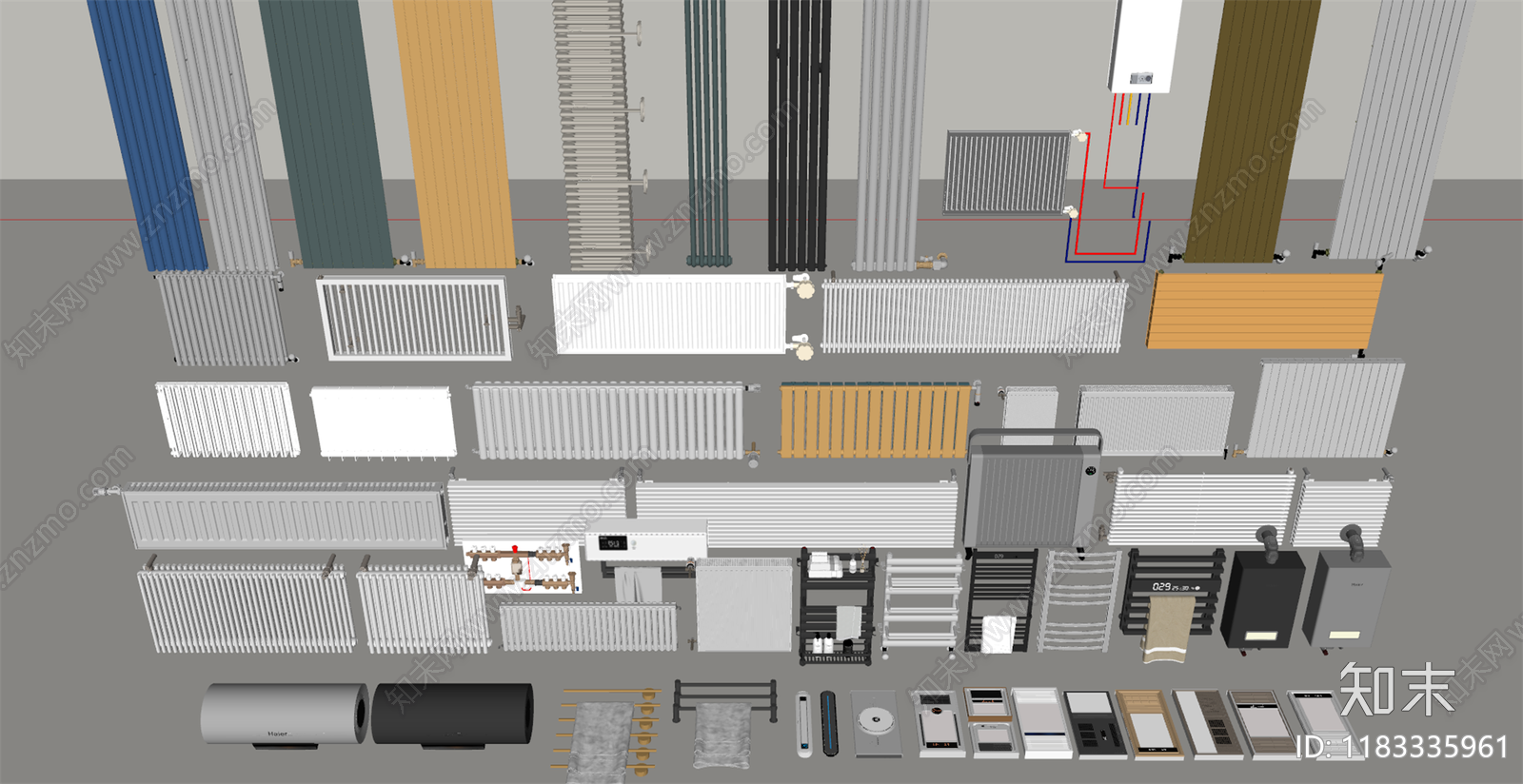 取暖器SU模型下载【ID:1183335961】