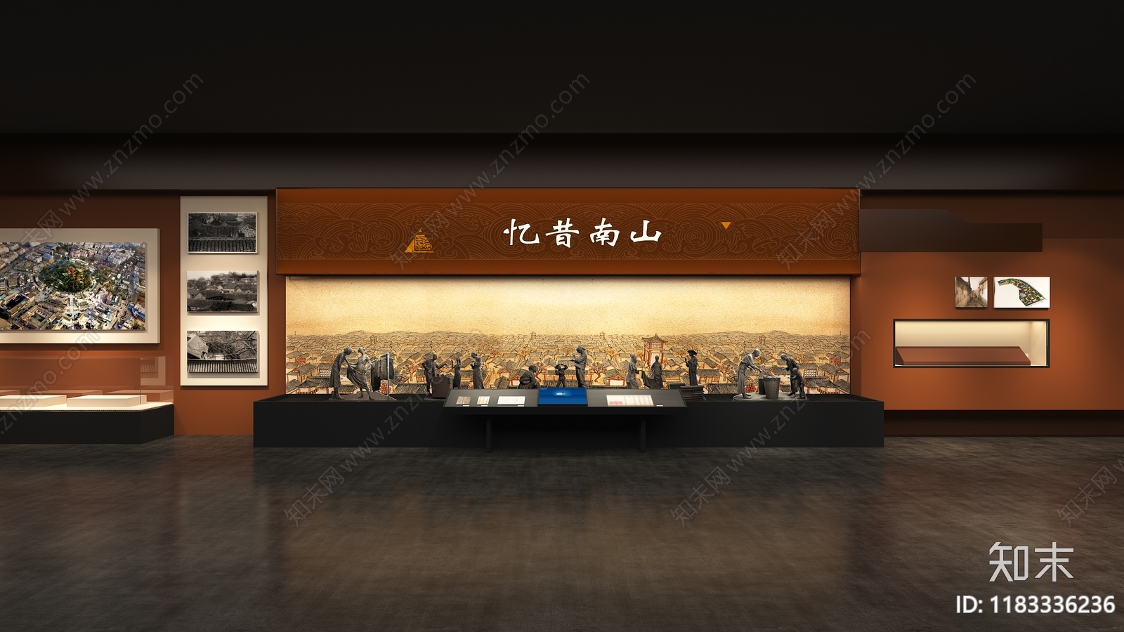 现代中式其他展厅3D模型下载【ID:1183336236】