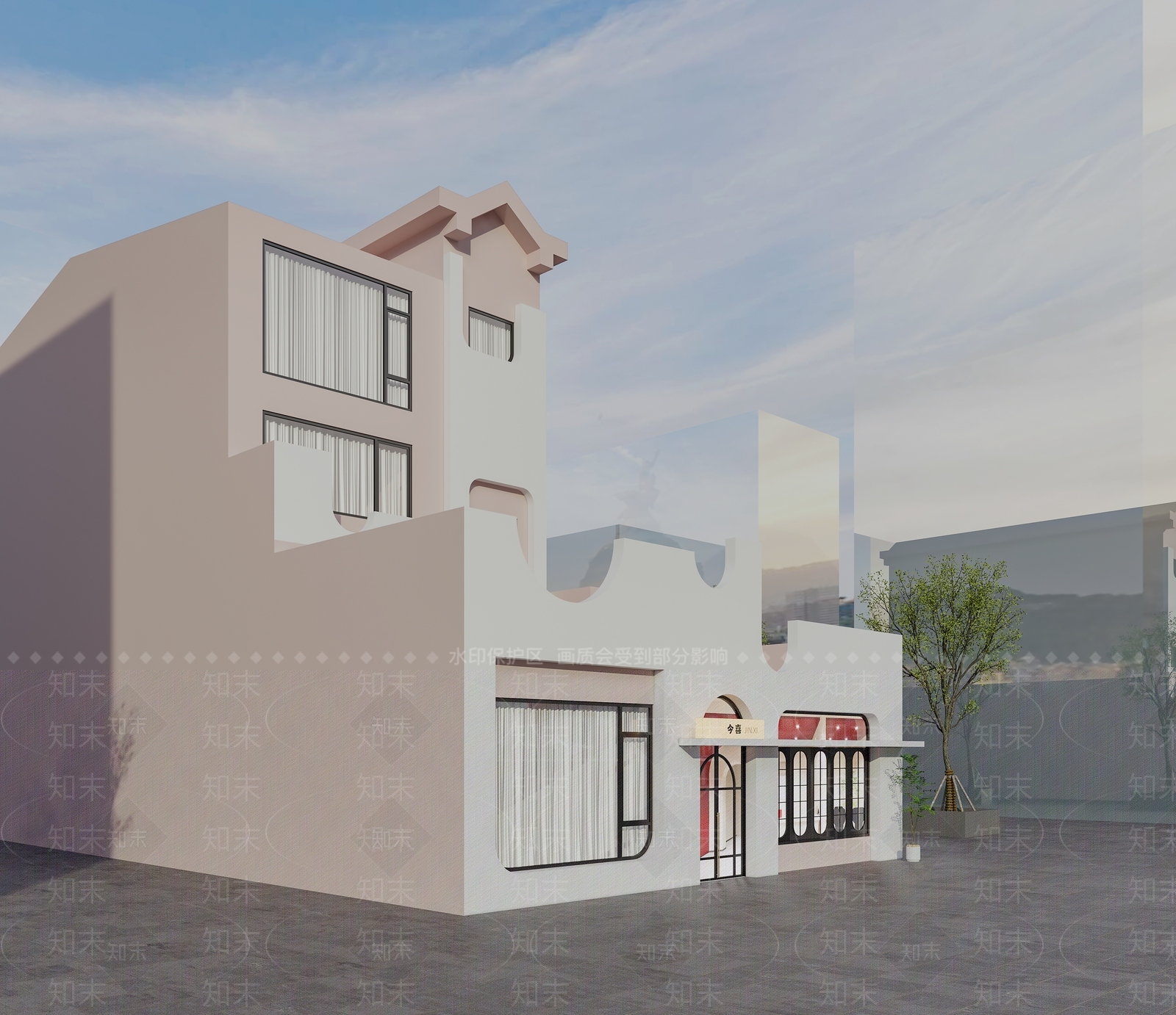 侘寂民宿3D模型下载【ID:1183347619】